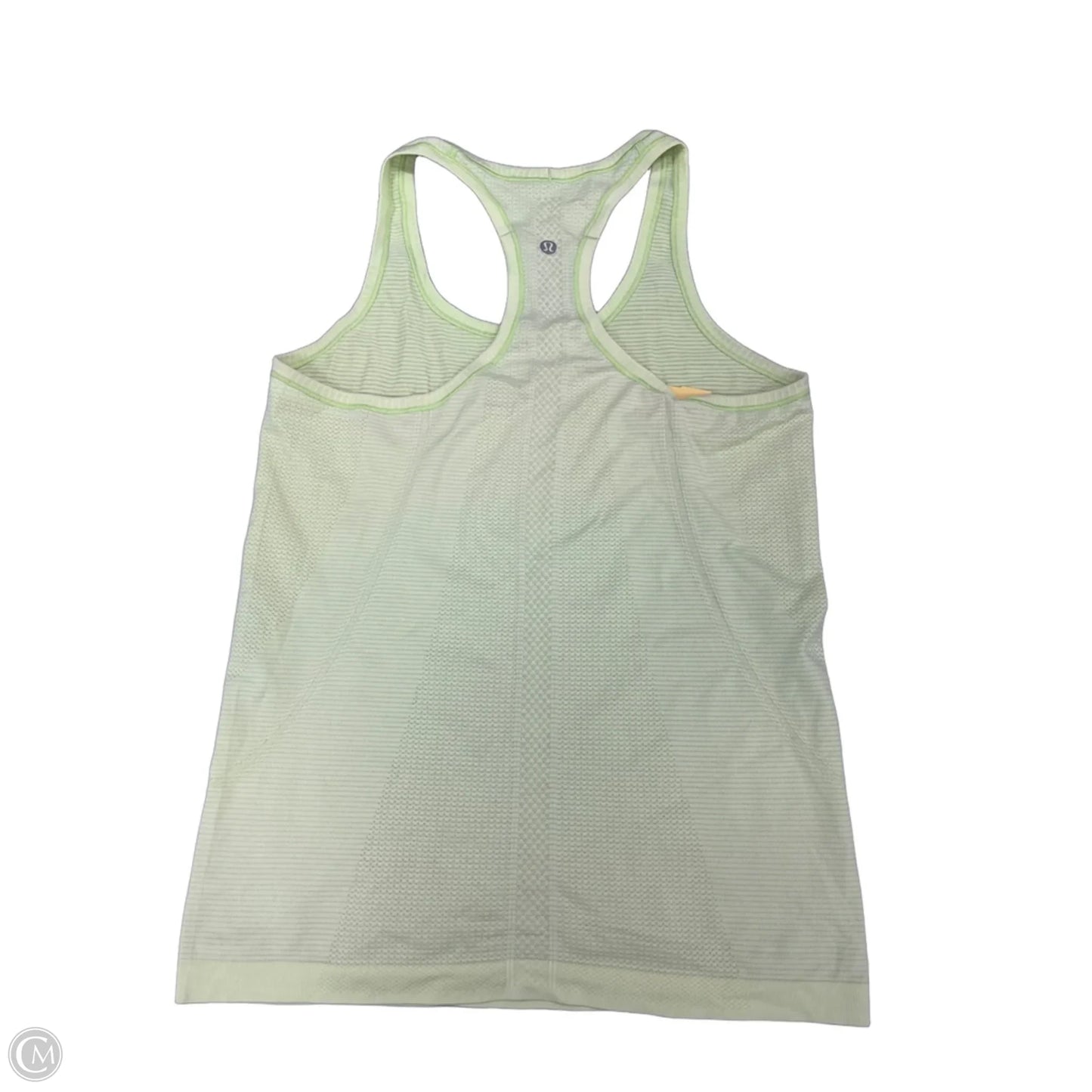 Athletic Tank Top By Lululemon In Green, Size: 8