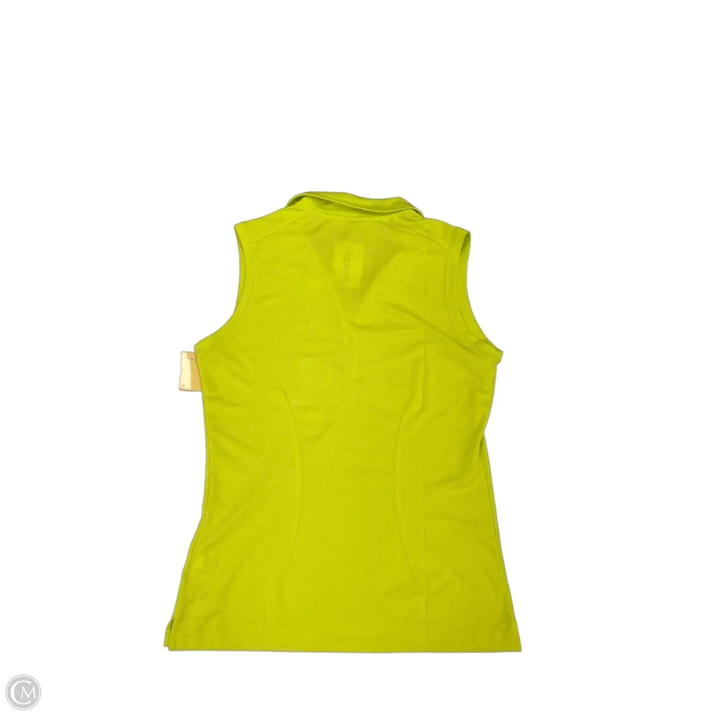Athletic Tank Top By Nike In Yellow, Size: M