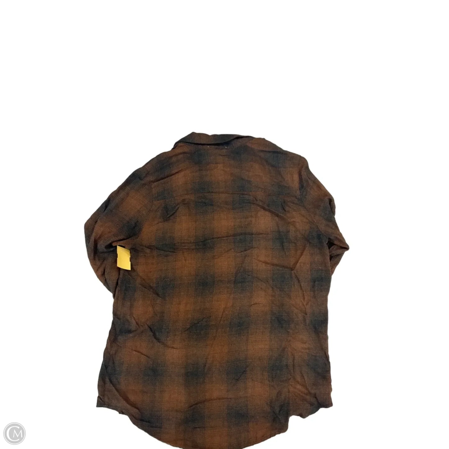 Top Long Sleeve By Beachlunchlounge In Black & Brown, Size: S
