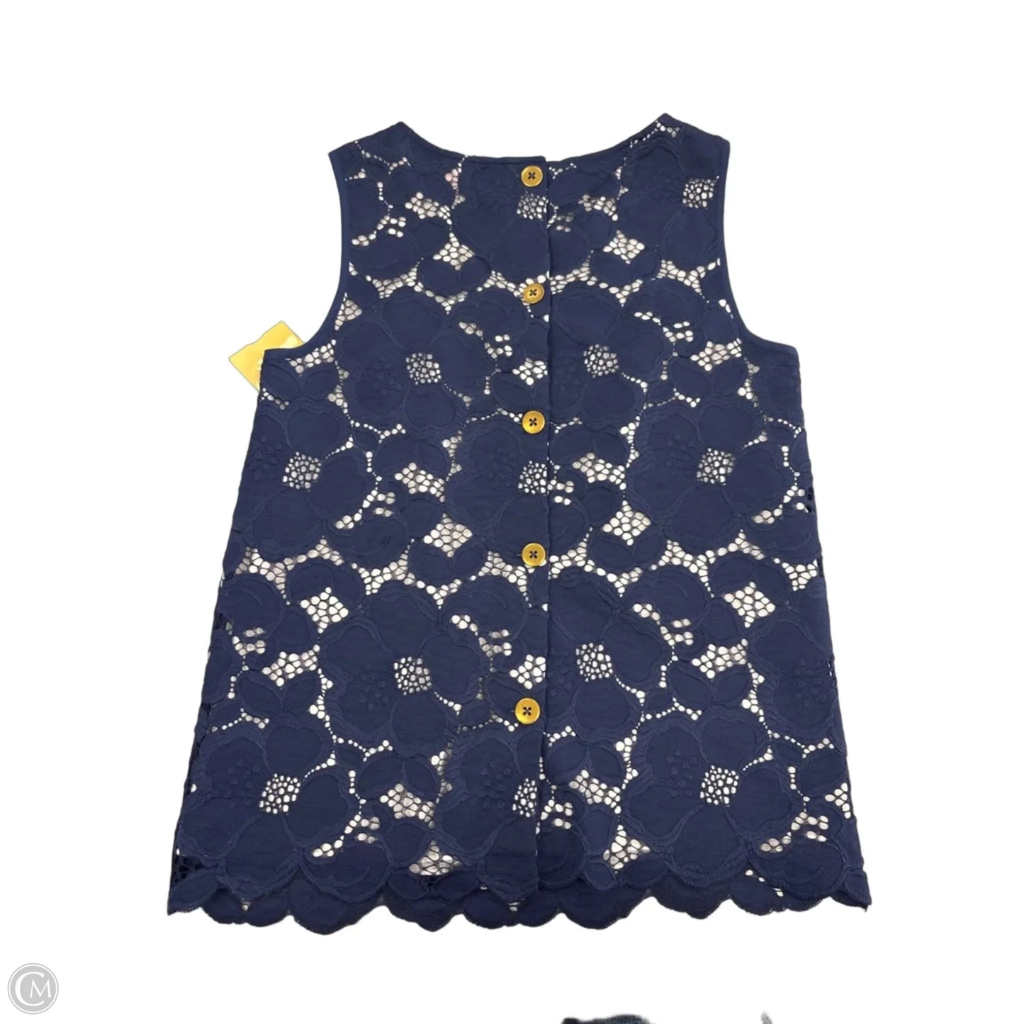 Top Sleeveless Designer By Lilly Pulitzer In Blue, Size: S