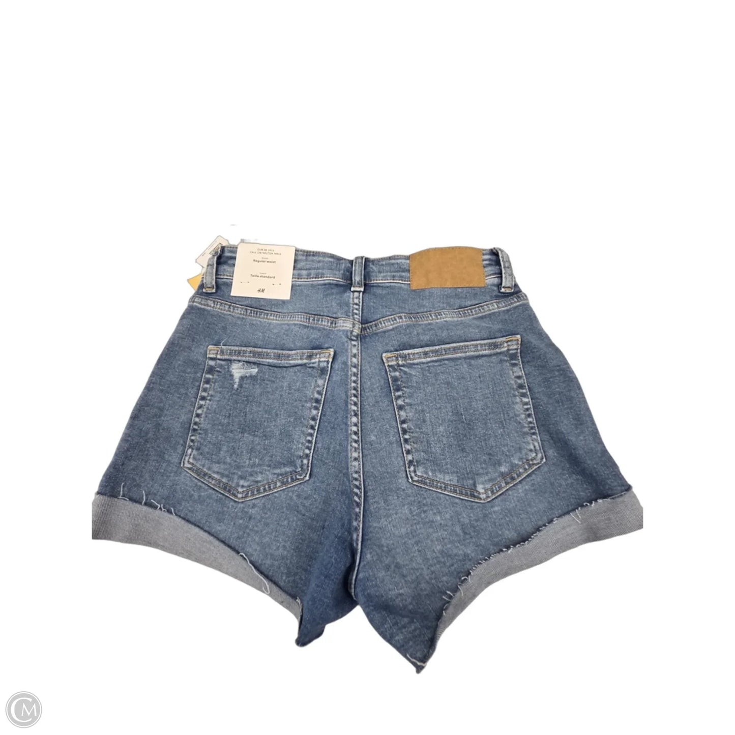 Shorts By H&m In Blue Denim, Size: 6