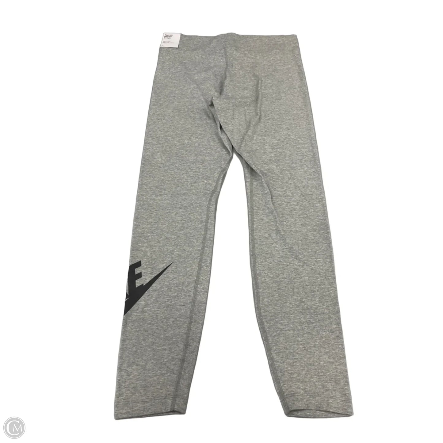 Pants Leggings By Nike In Grey, Size: L