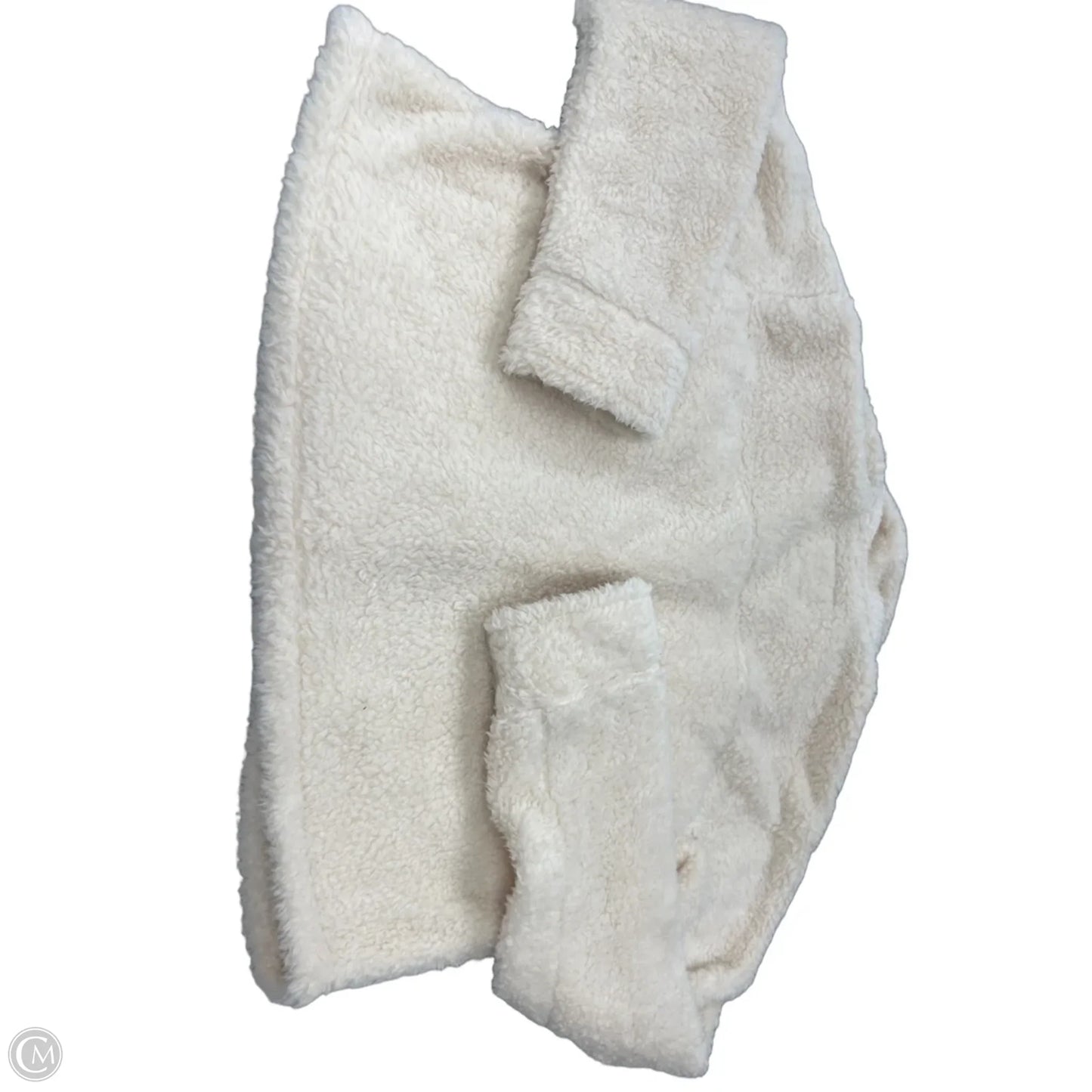 Jacket Faux Fur & Sherpa By Thread And Supply In Cream, Size: S