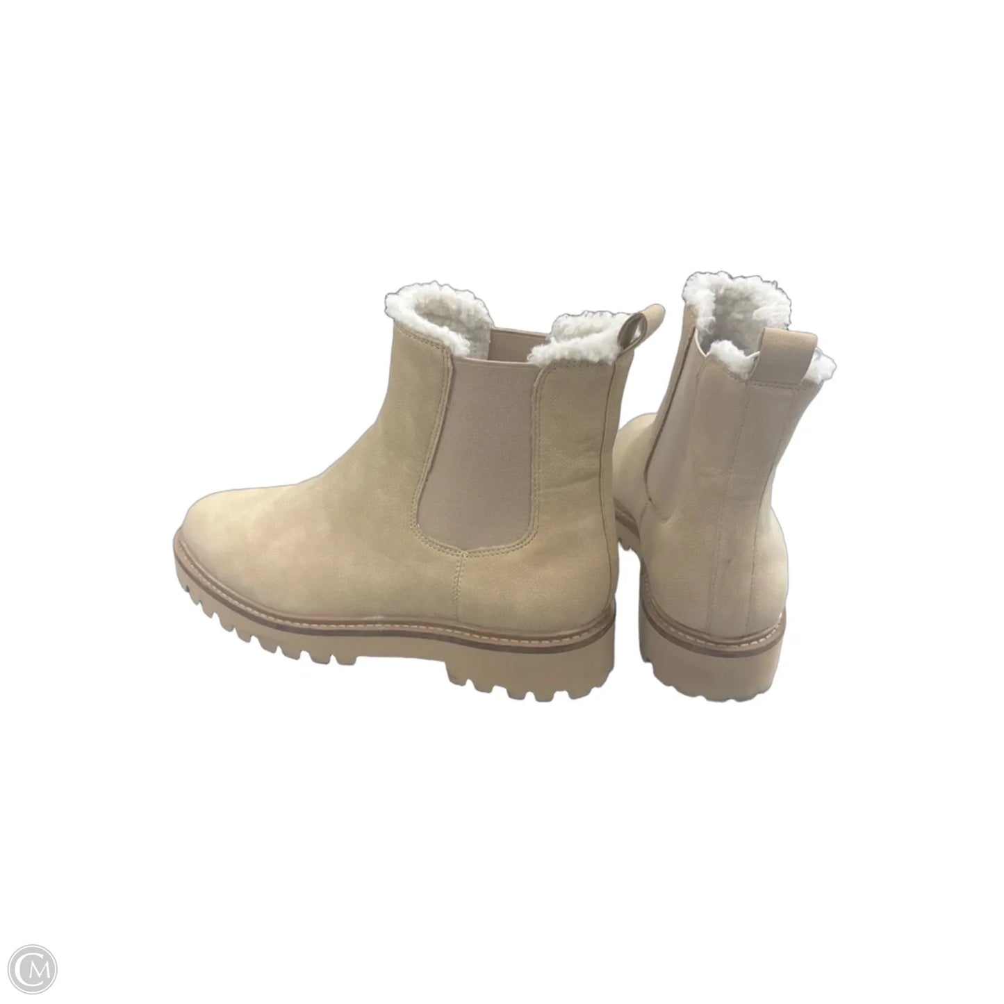 Boots Ankle Flats By J. Crew In Cream, Size: 9.5