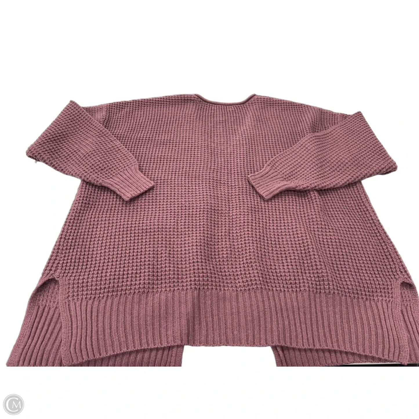 Sweater Cardigan By Zenana In Purple, Size: Xl