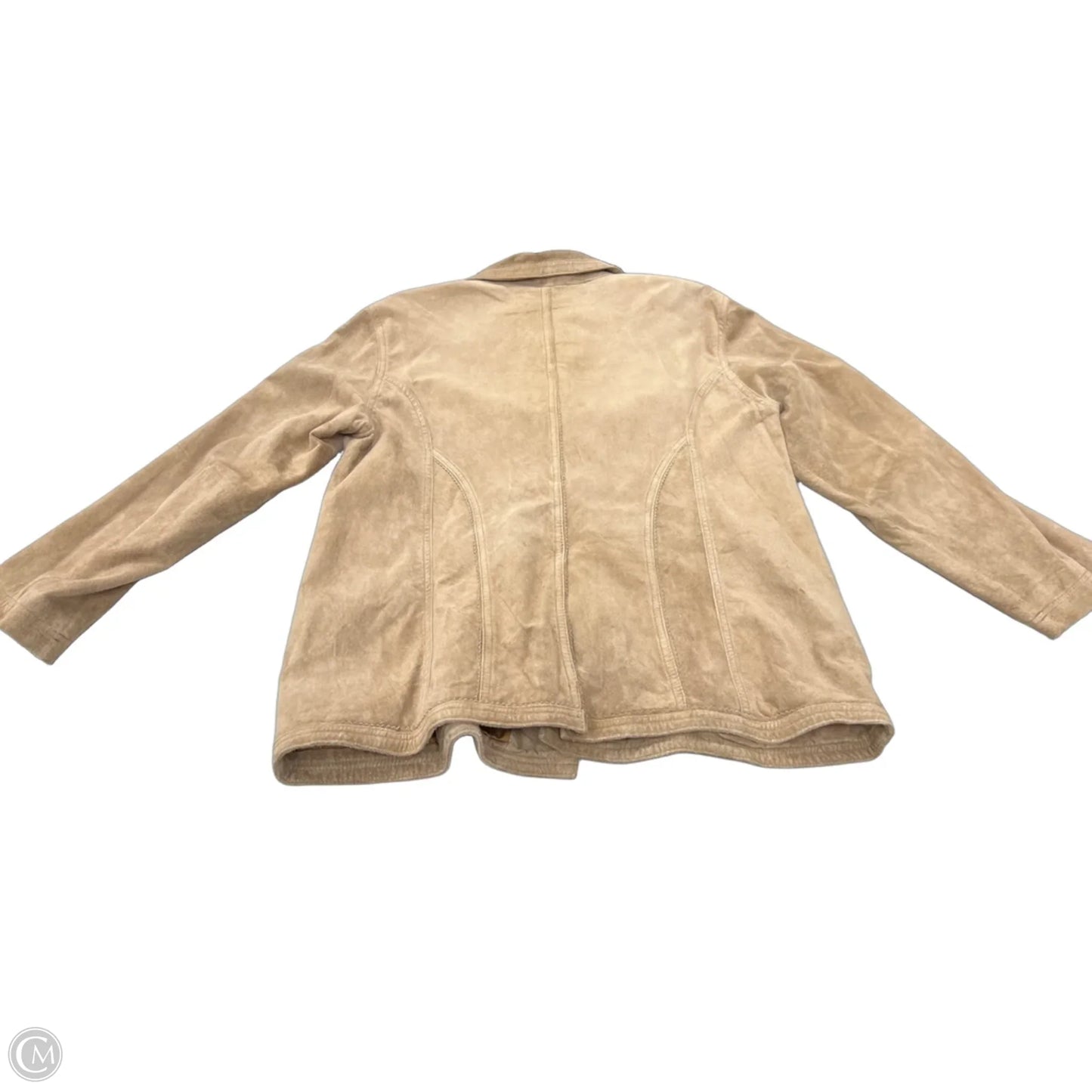 Jacket Leather By J. Jill In Brown, Size: Mp