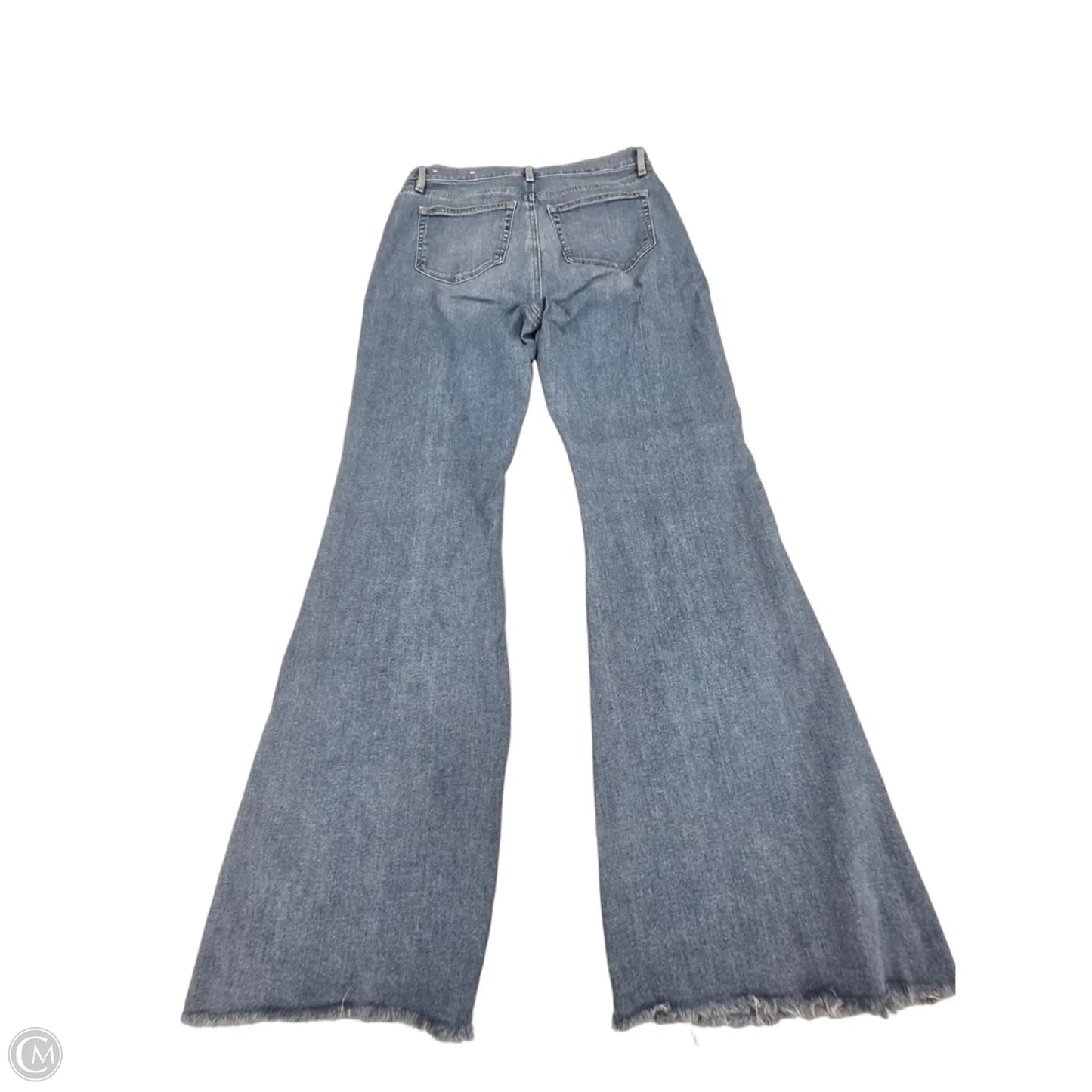 Jeans Flared By Loft In Blue Denim, Size: 6