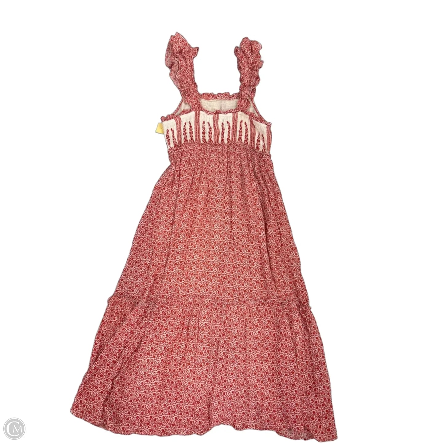Dress Casual Midi By Jessica Simpson In Red & White, Size: M
