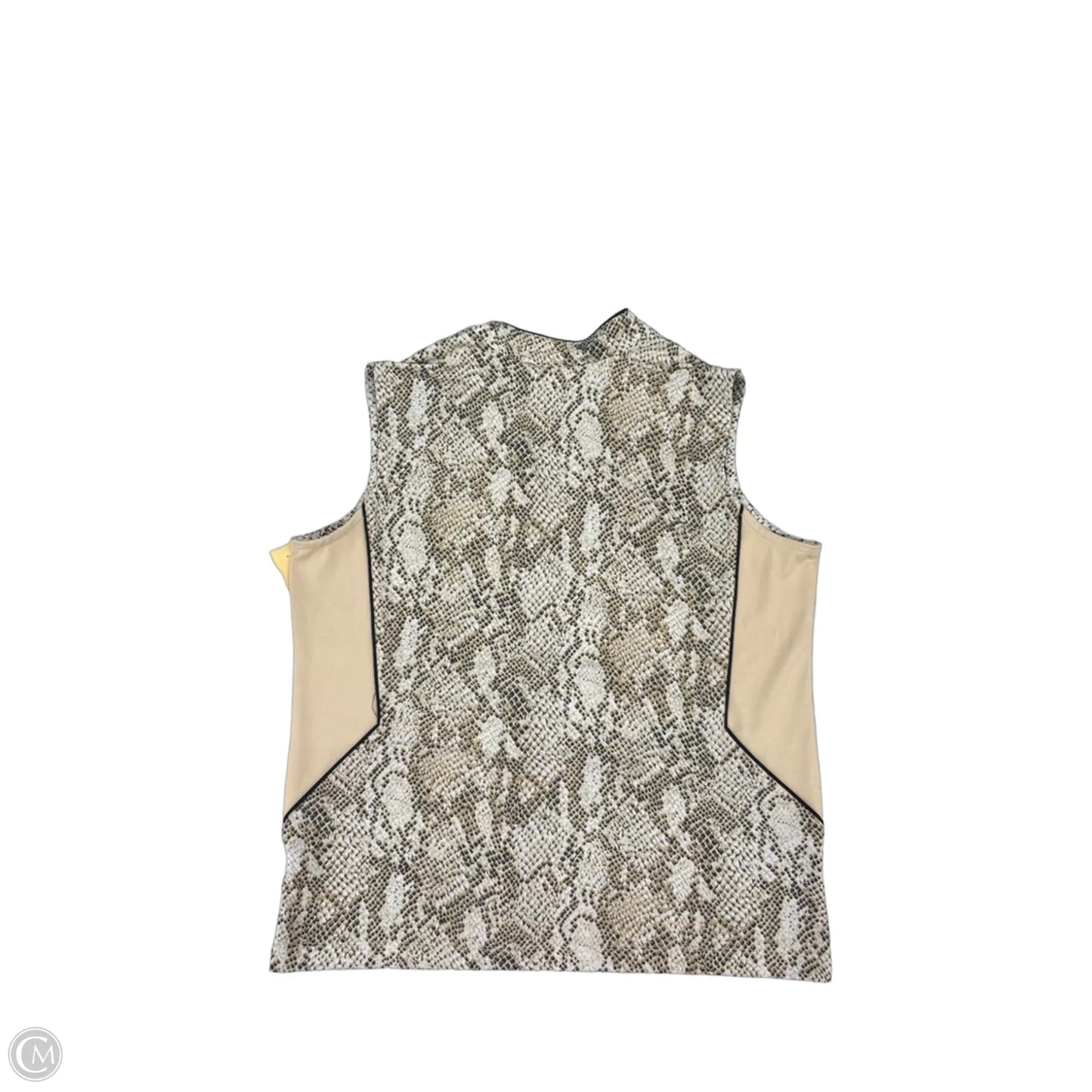 Athletic Tank Top By Tail In Animal Print, Size: Xl