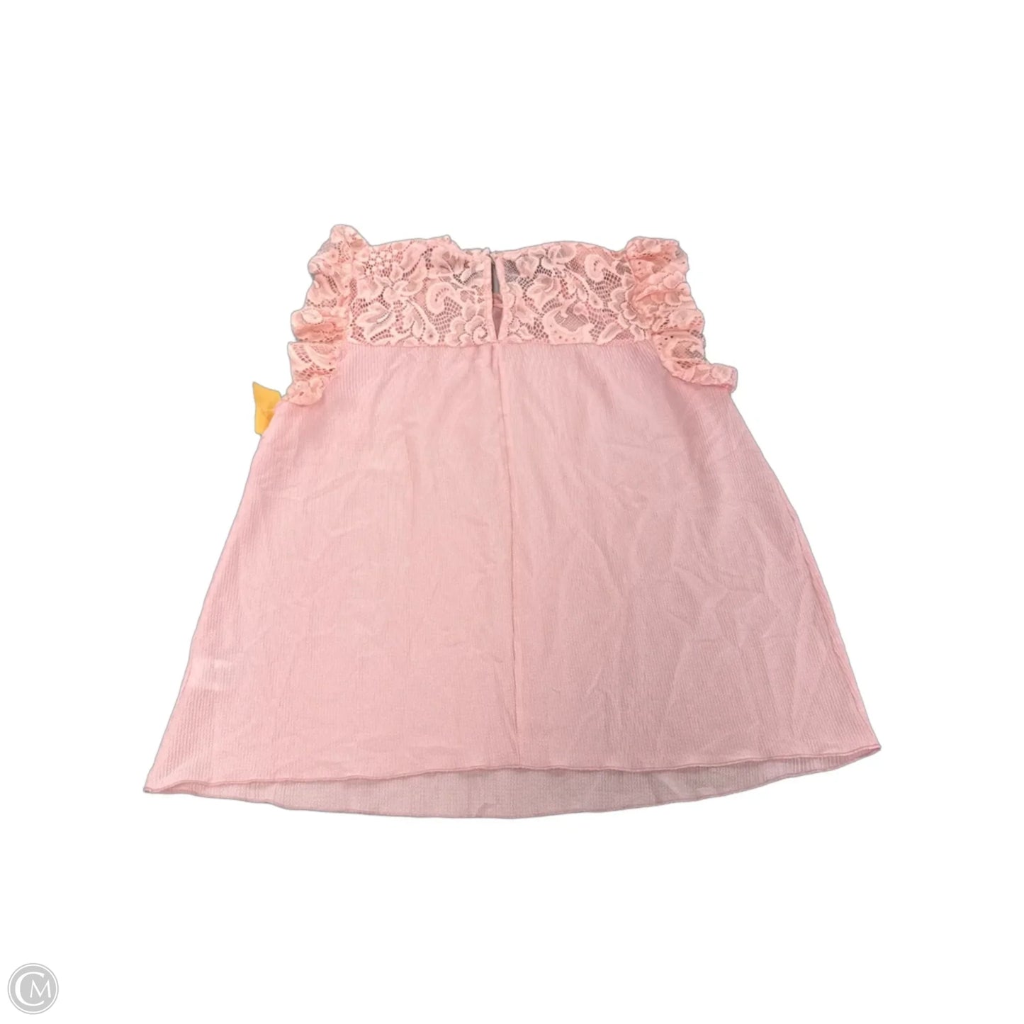 Top Sleeveless By Cme In Pink, Size: L