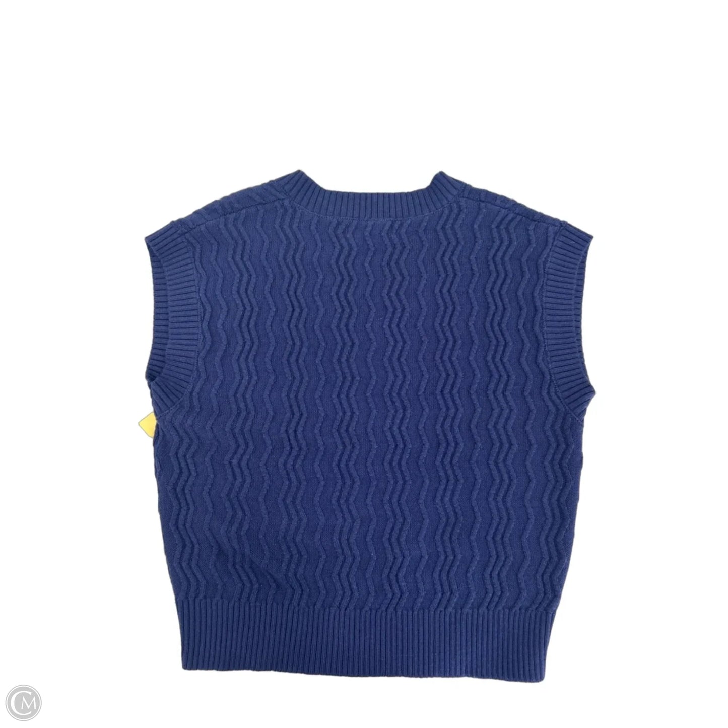 Vest Sweater By Grace Karin In Blue, Size: M
