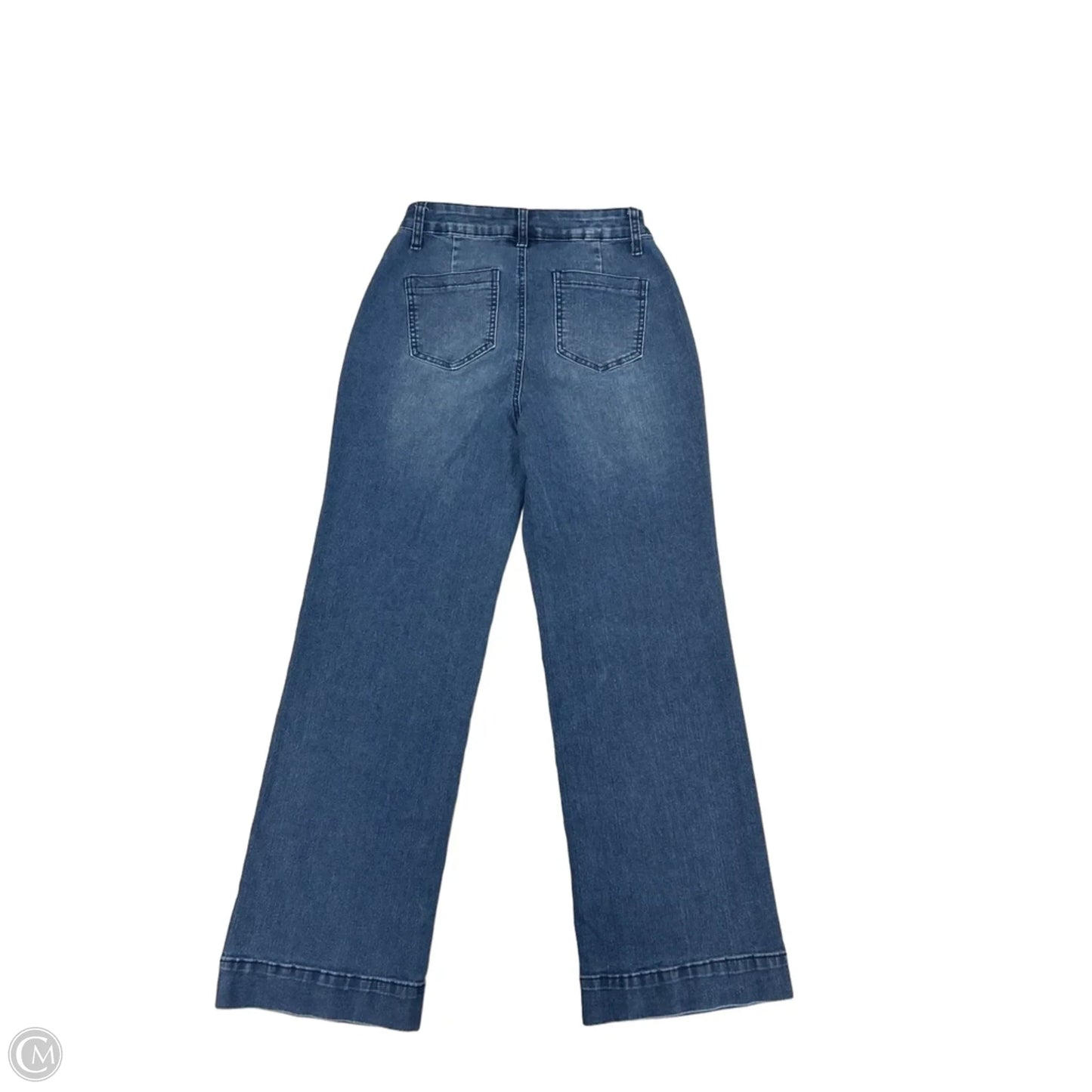 Jeans Wide Leg By Cme In Blue Denim, Size: 6