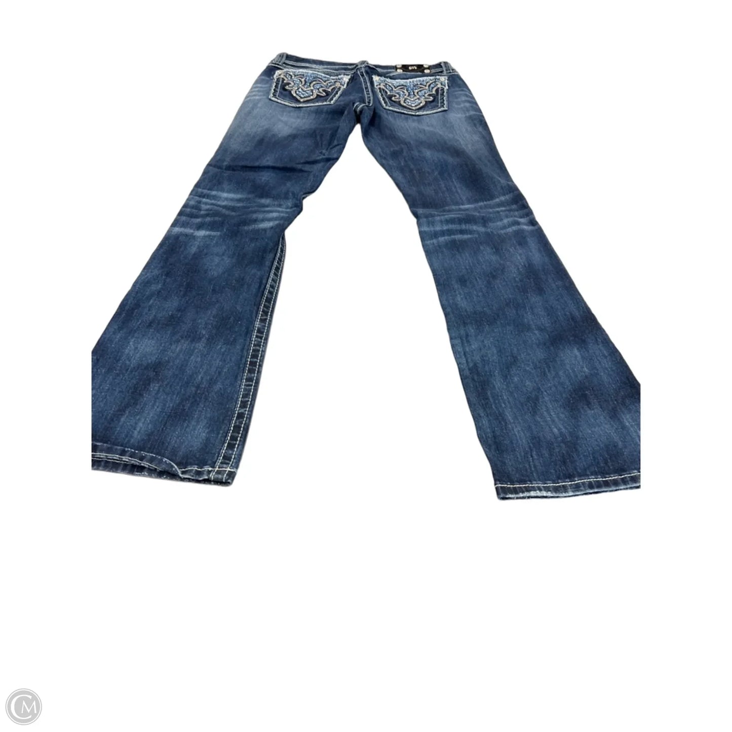 Jeans Boot Cut By Miss Me In Blue Denim, Size: 12
