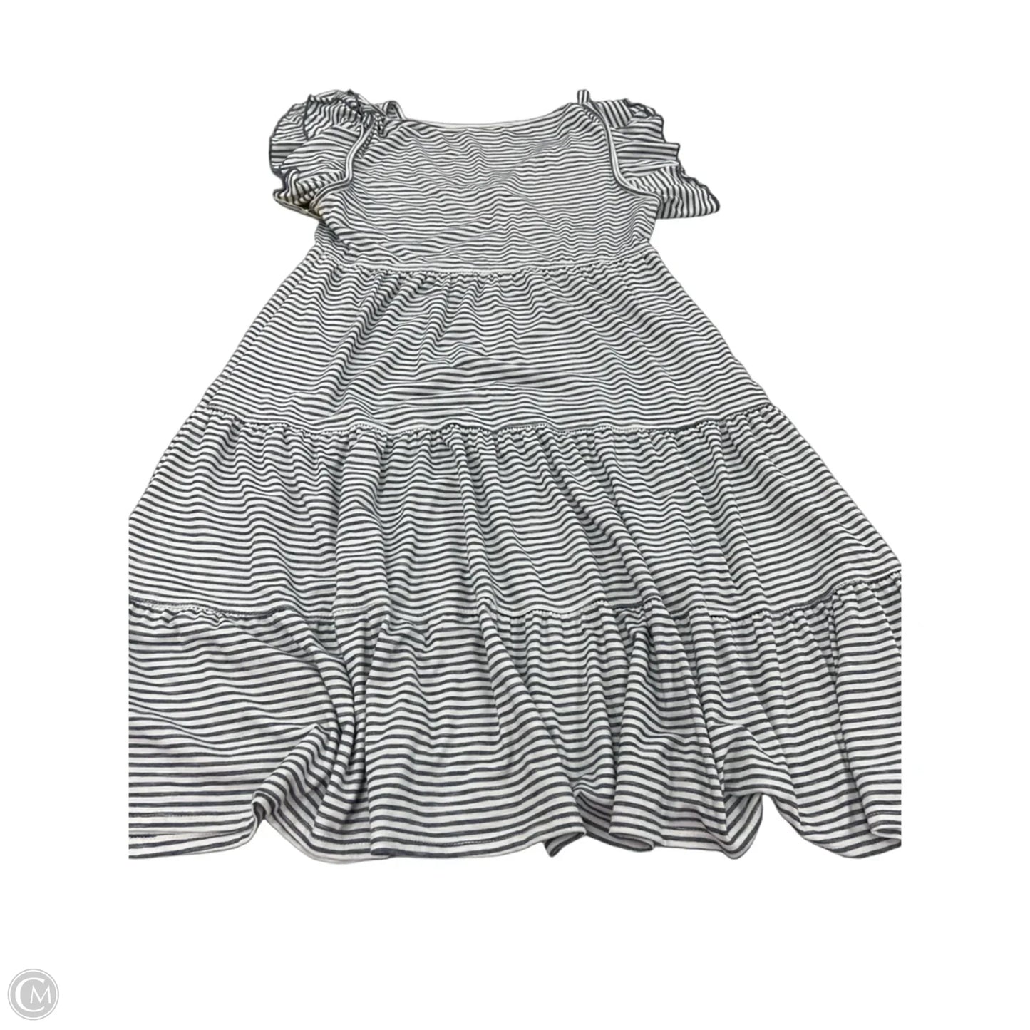 Dress Casual Midi By Max Studio In Blue & White, Size: M