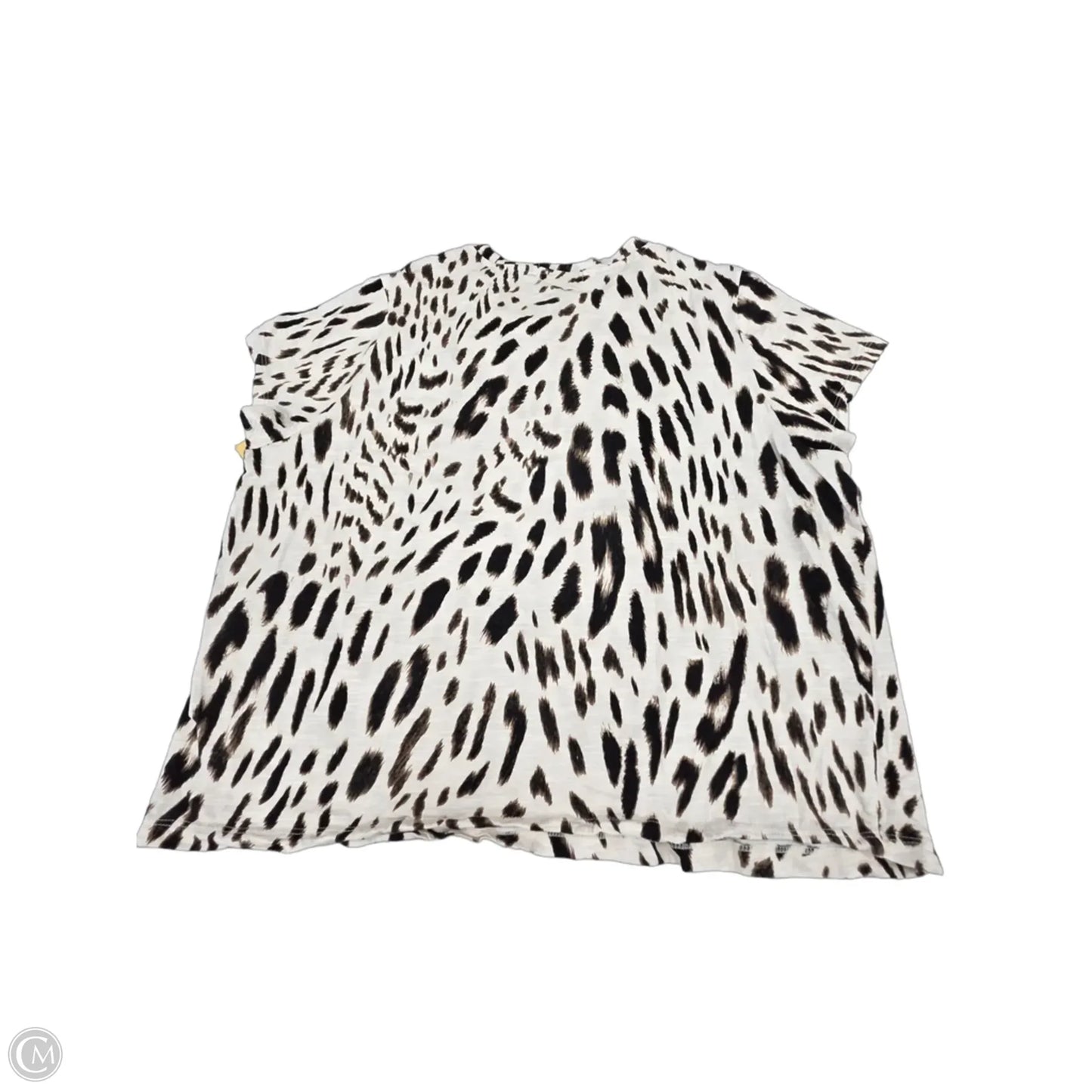 Top Short Sleeve By Sanctuary In Animal Print, Size: 3x