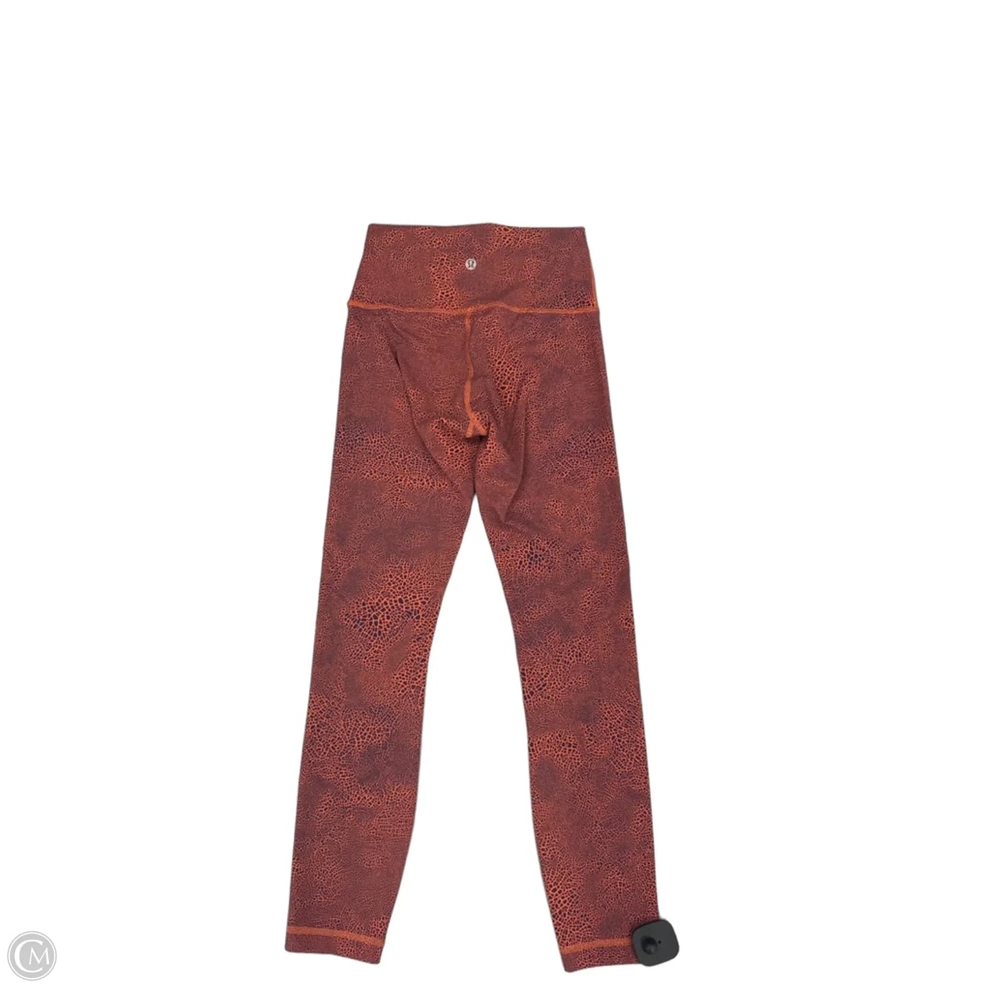 Athletic Pants By Lululemon In Orange & Purple, Size: 4