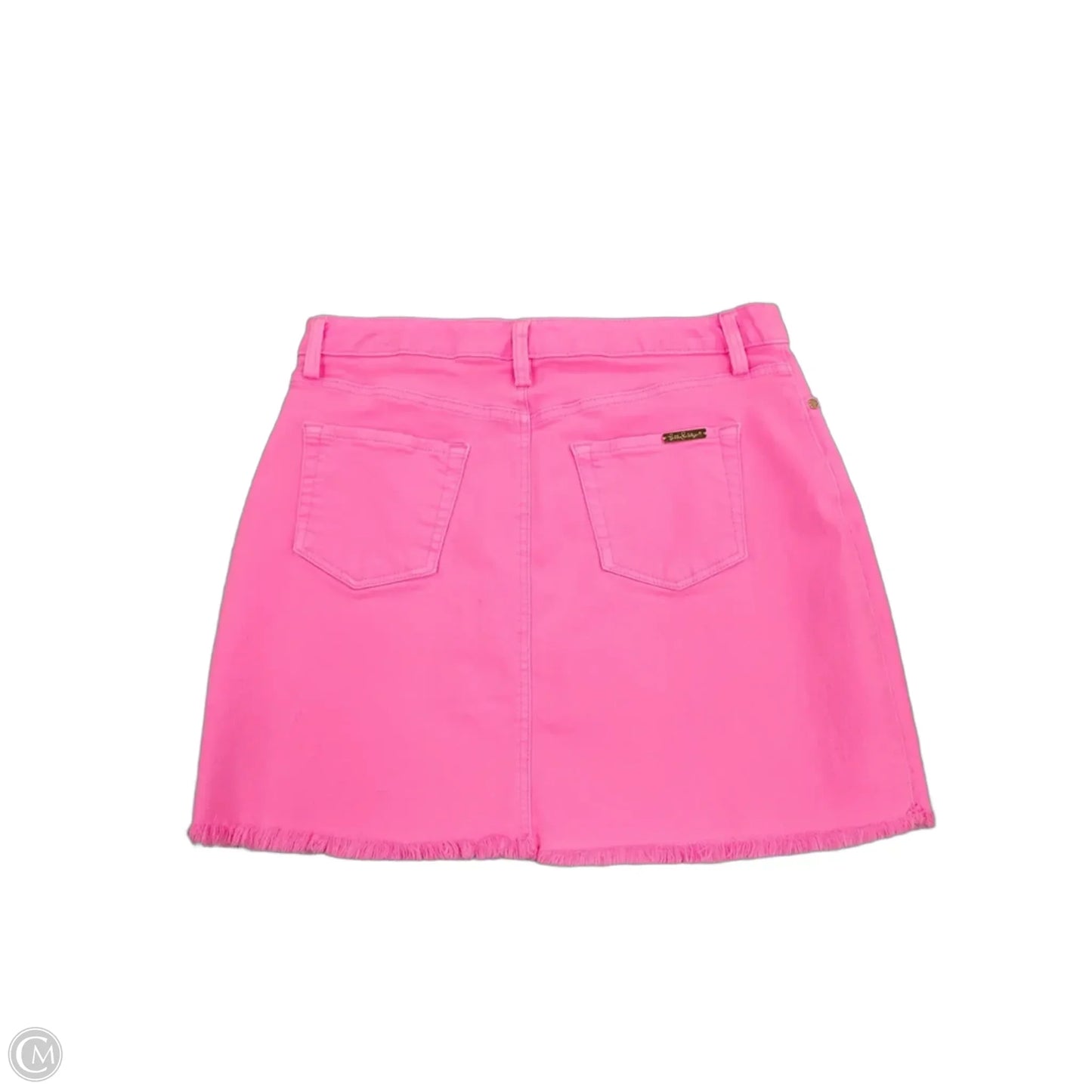 Skirt Designer By Lilly Pulitzer In Pink Denim, Size: 10
