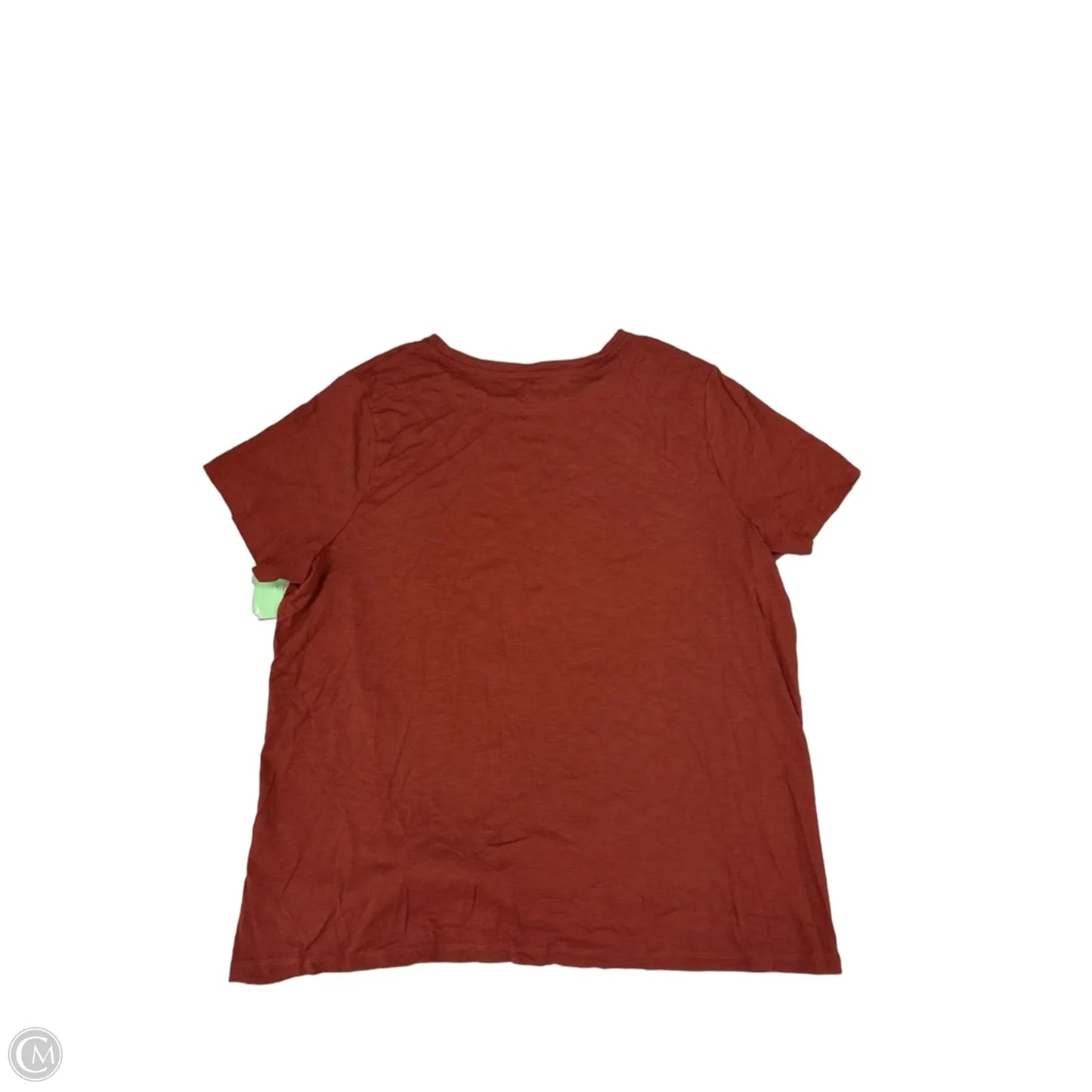 Top Short Sleeve By Maurices In Orange, Size: 2x
