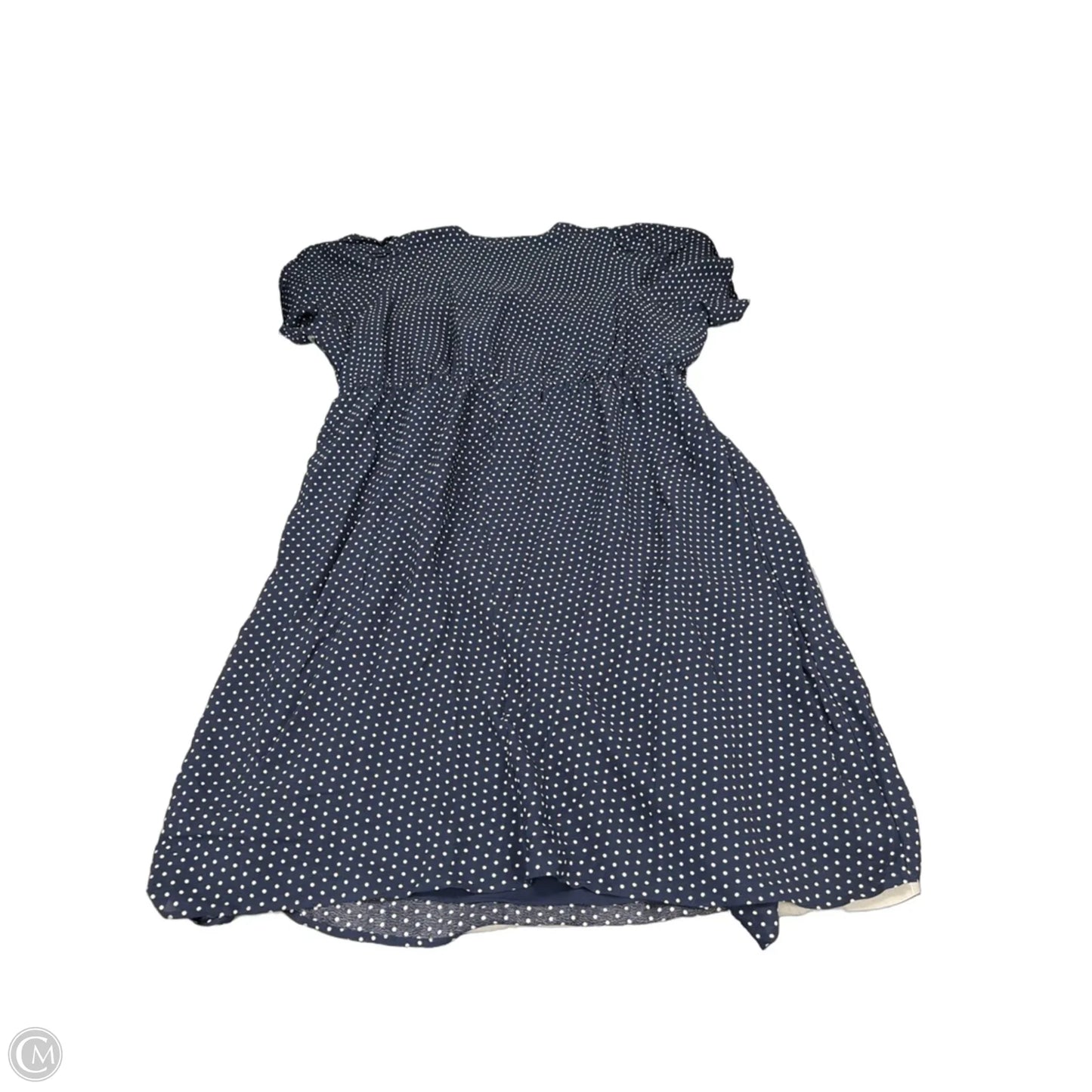 Dress Casual Maxi By Terra & Sky In Blue & White, Size: 3x