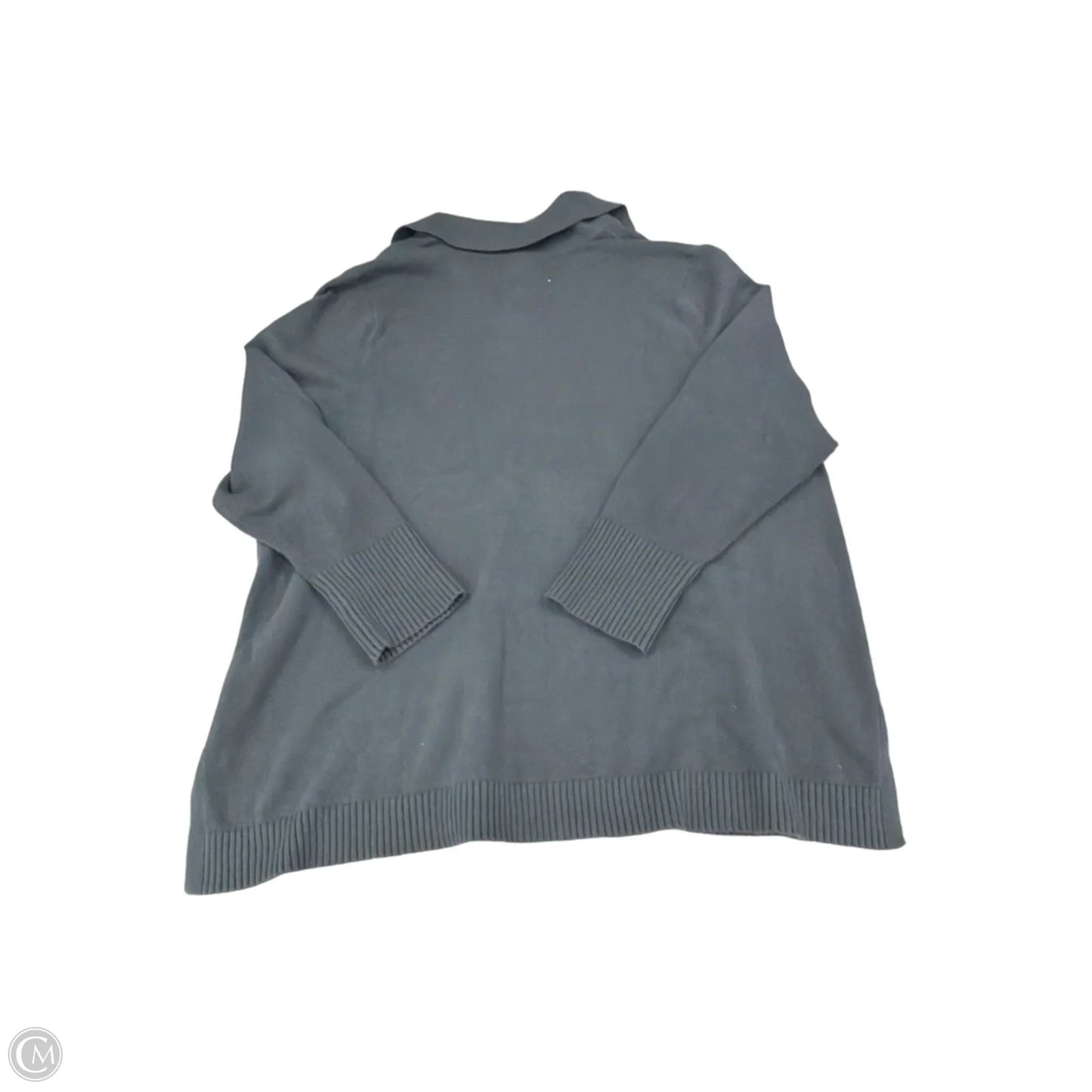 Top Long Sleeve By Pure Jill In Grey, Size: 3x