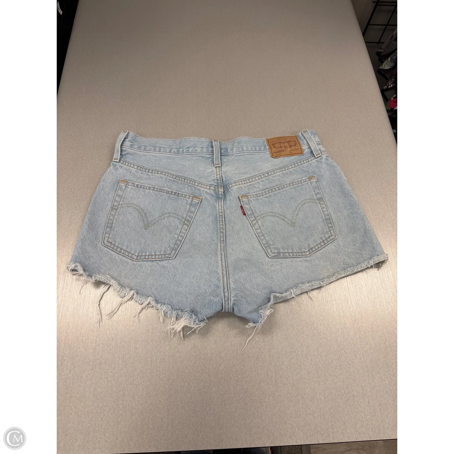 Shorts By Levis In Blue Denim, Size: 14
