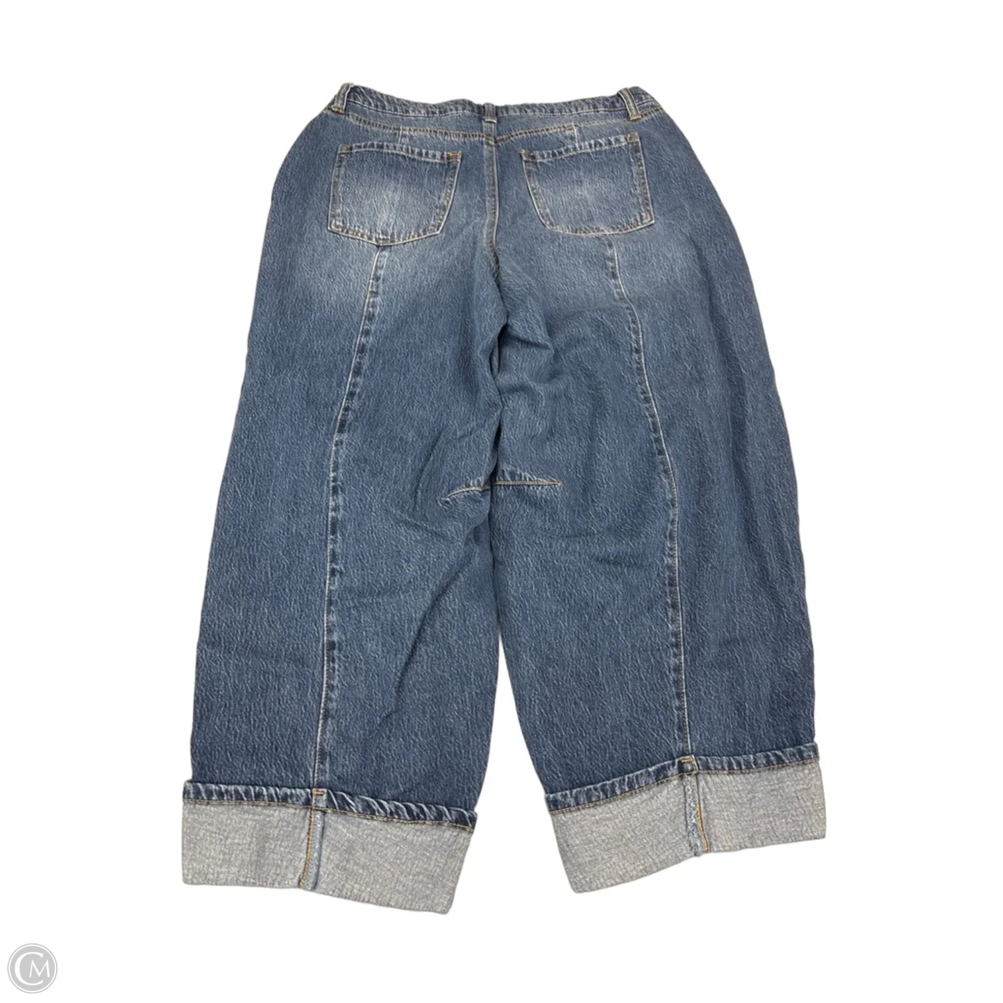 Jeans Wide Leg By Cme In Blue Denim, Size: 8