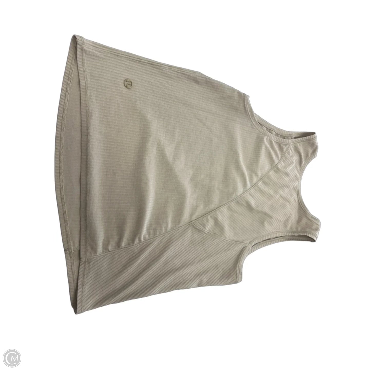 Athletic Tank Top By Cme In Tan, Size: M