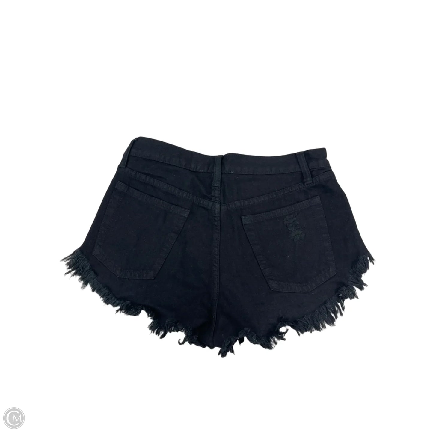 Shorts By Cme In Black Denim, Size: M