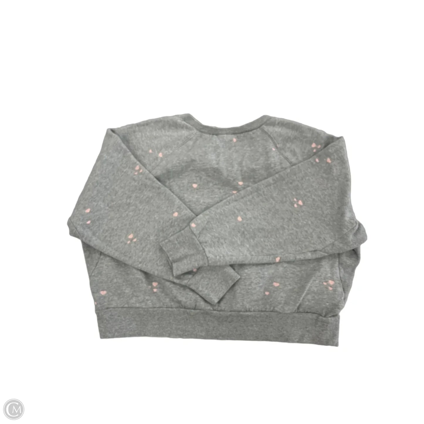 Top Long Sleeve By Cme In Grey, Size: L