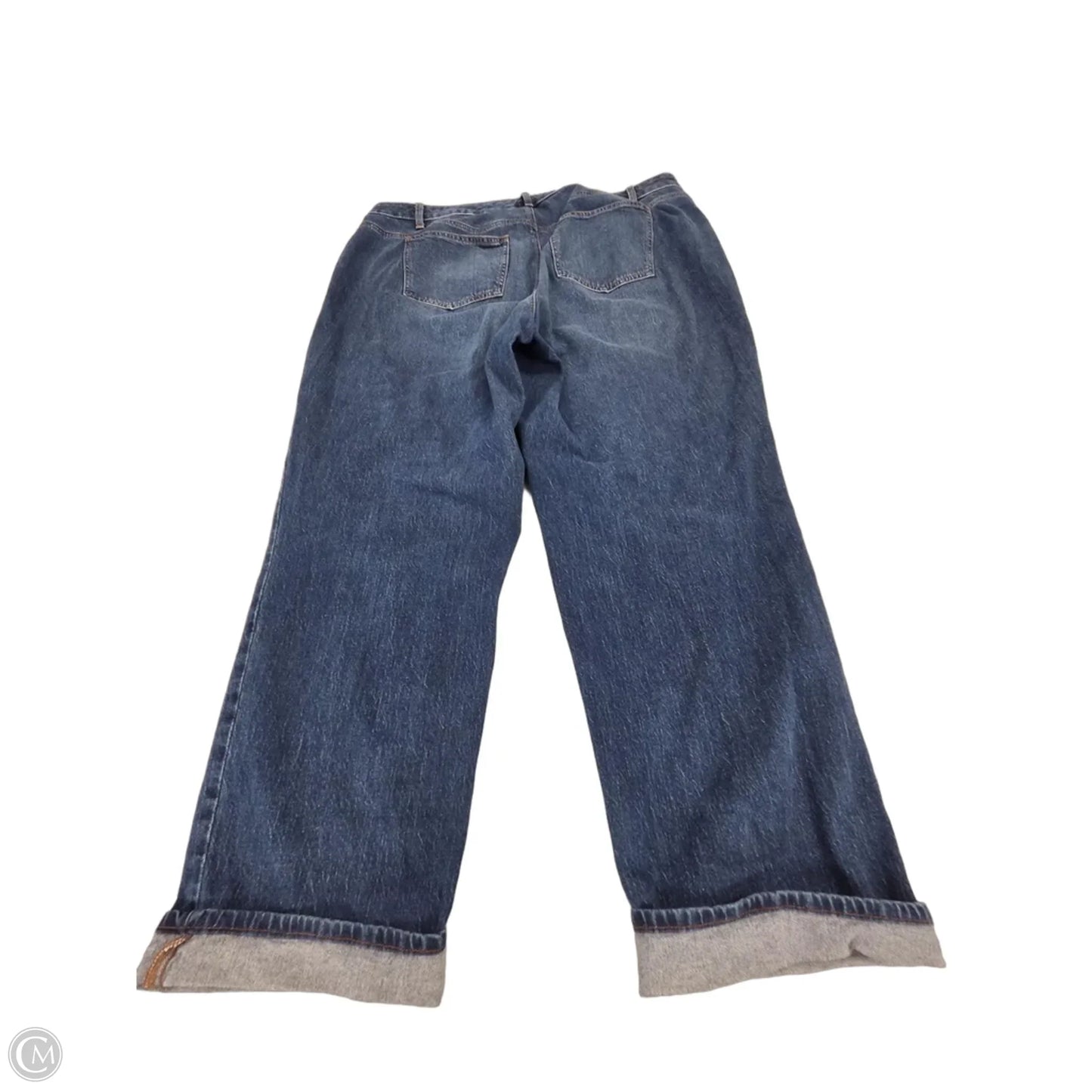 Jeans Straight By Talbots In Blue Denim, Size: 18w
