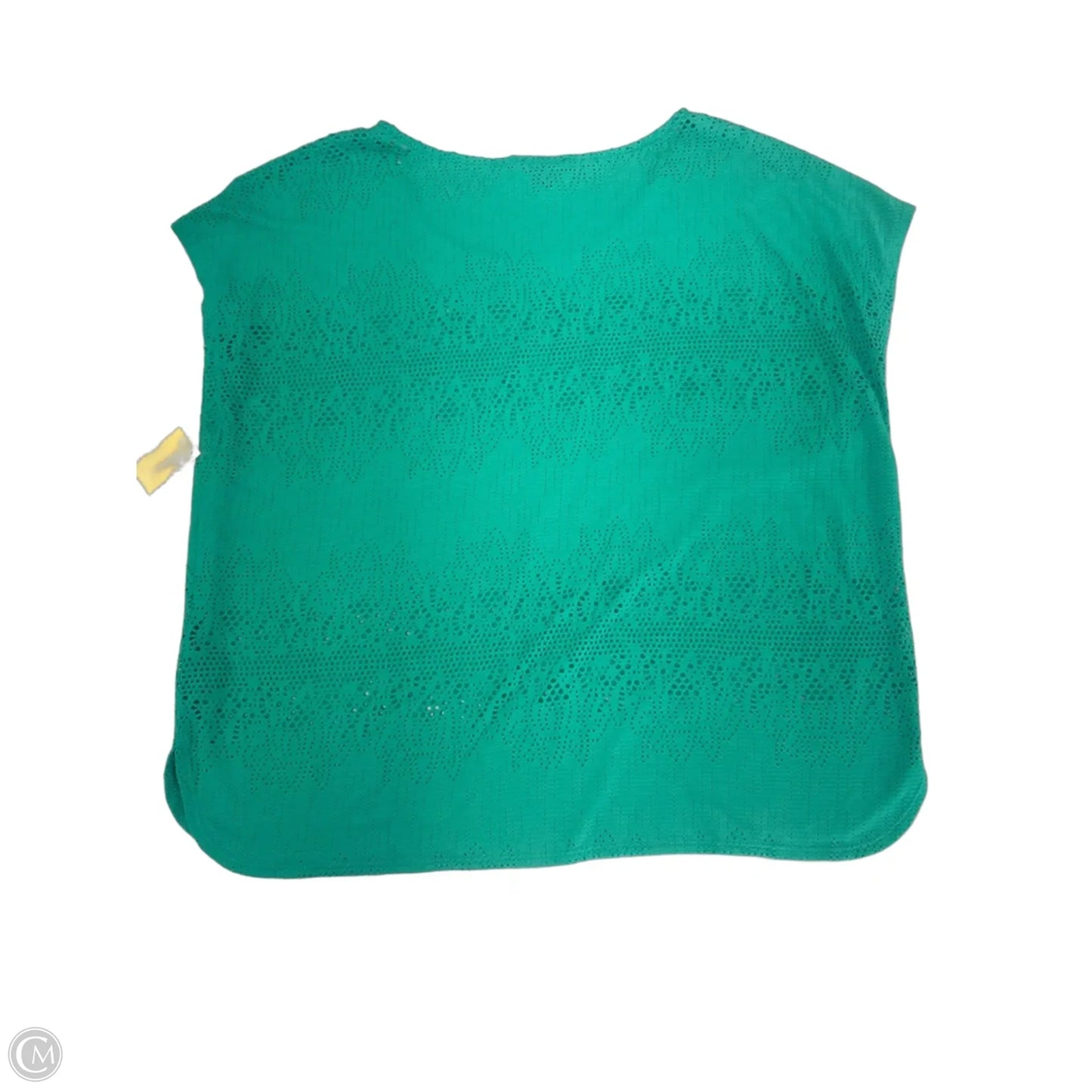 Top Sleeveless By Chaus In Green, Size: Xl