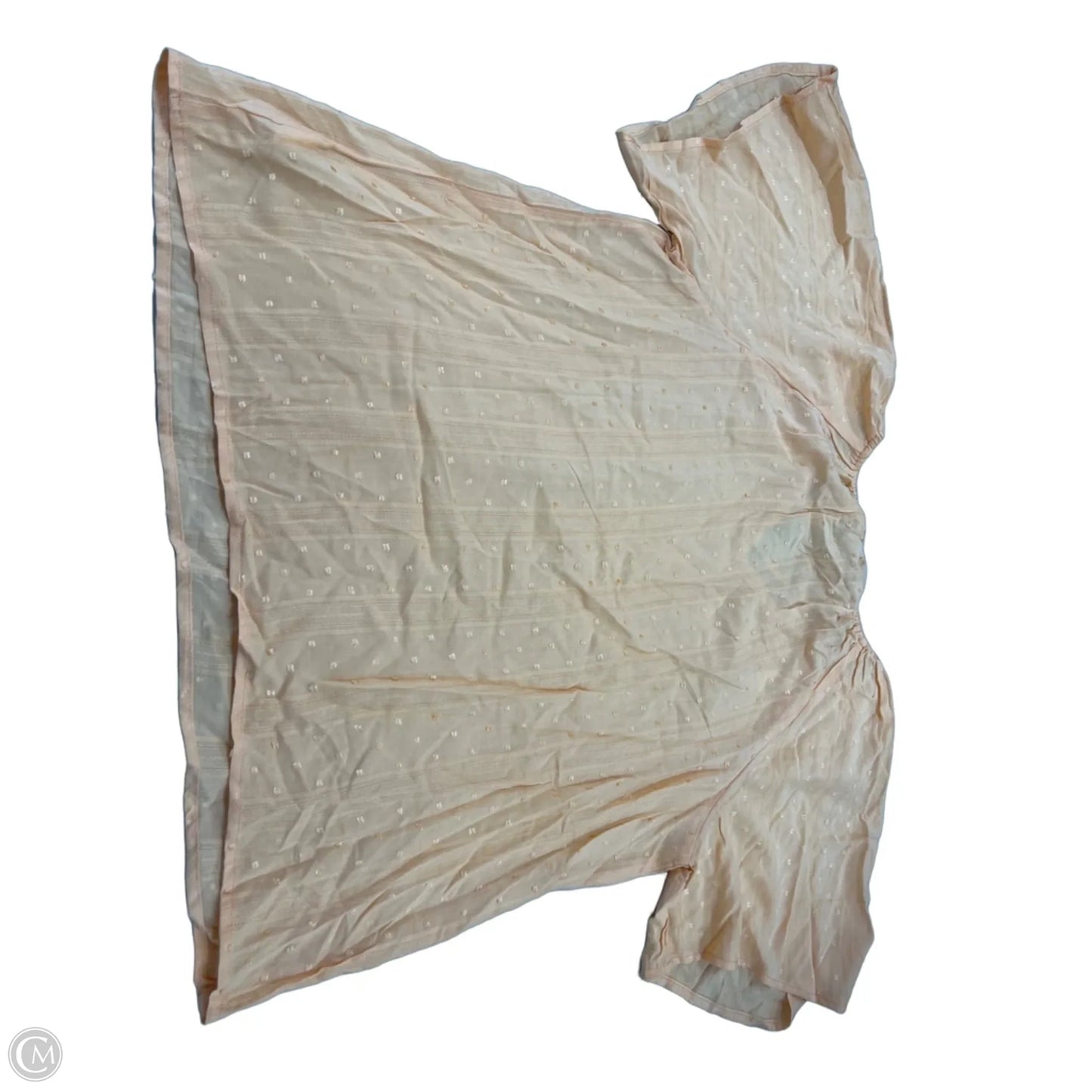 Top Short Sleeve By Nine West In Orange, Size: M