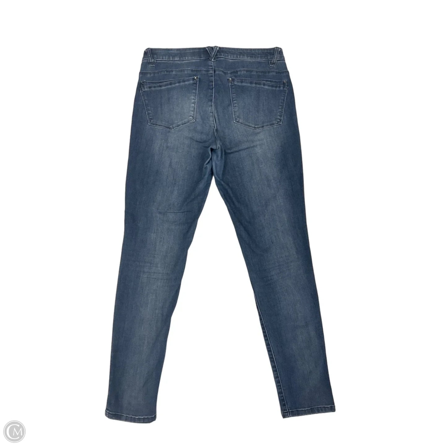 Jeans Skinny By Cme In Blue Denim, Size: 10