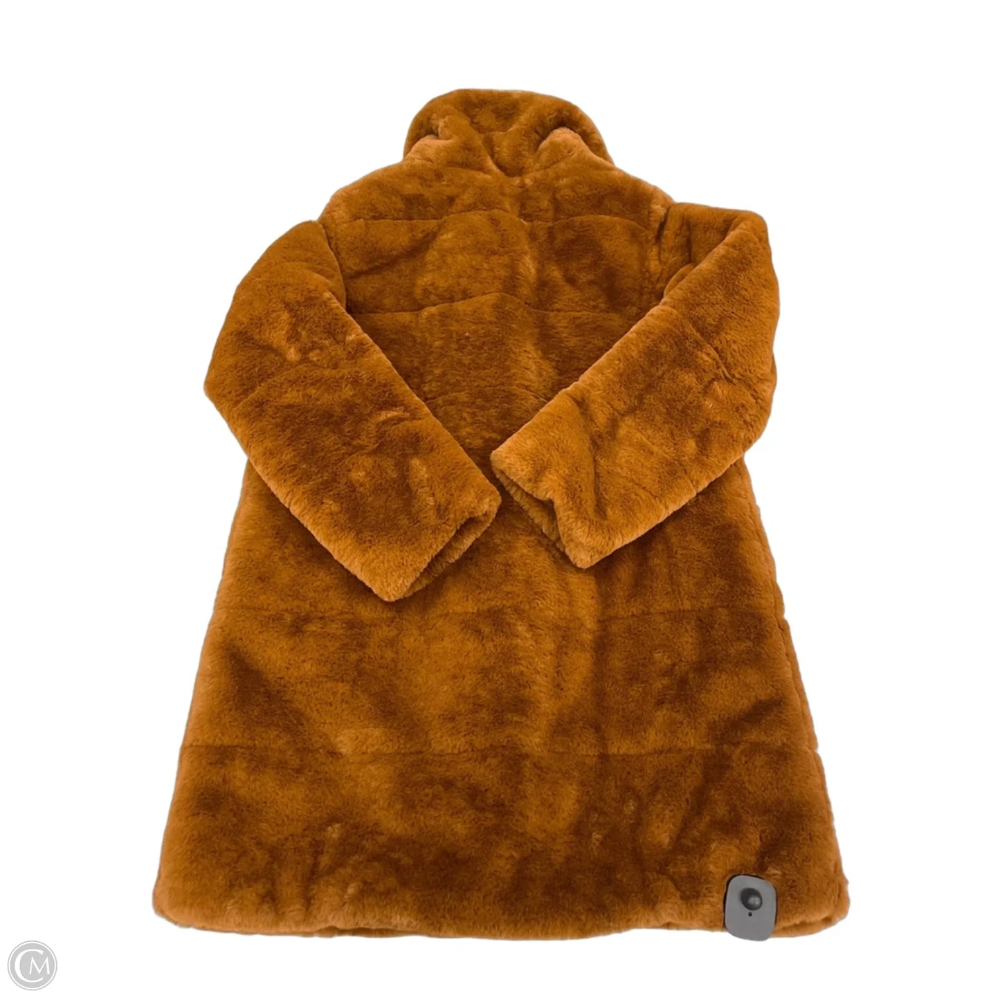 Coat Faux Fur & Sherpa By Cmc In Tan, Size: Sp