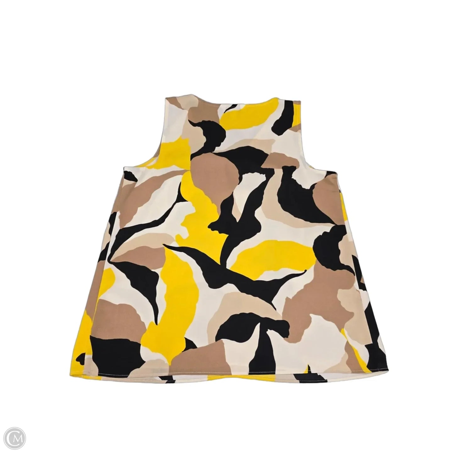 Top Sleeveless By Nine West In Yellow, Size: S