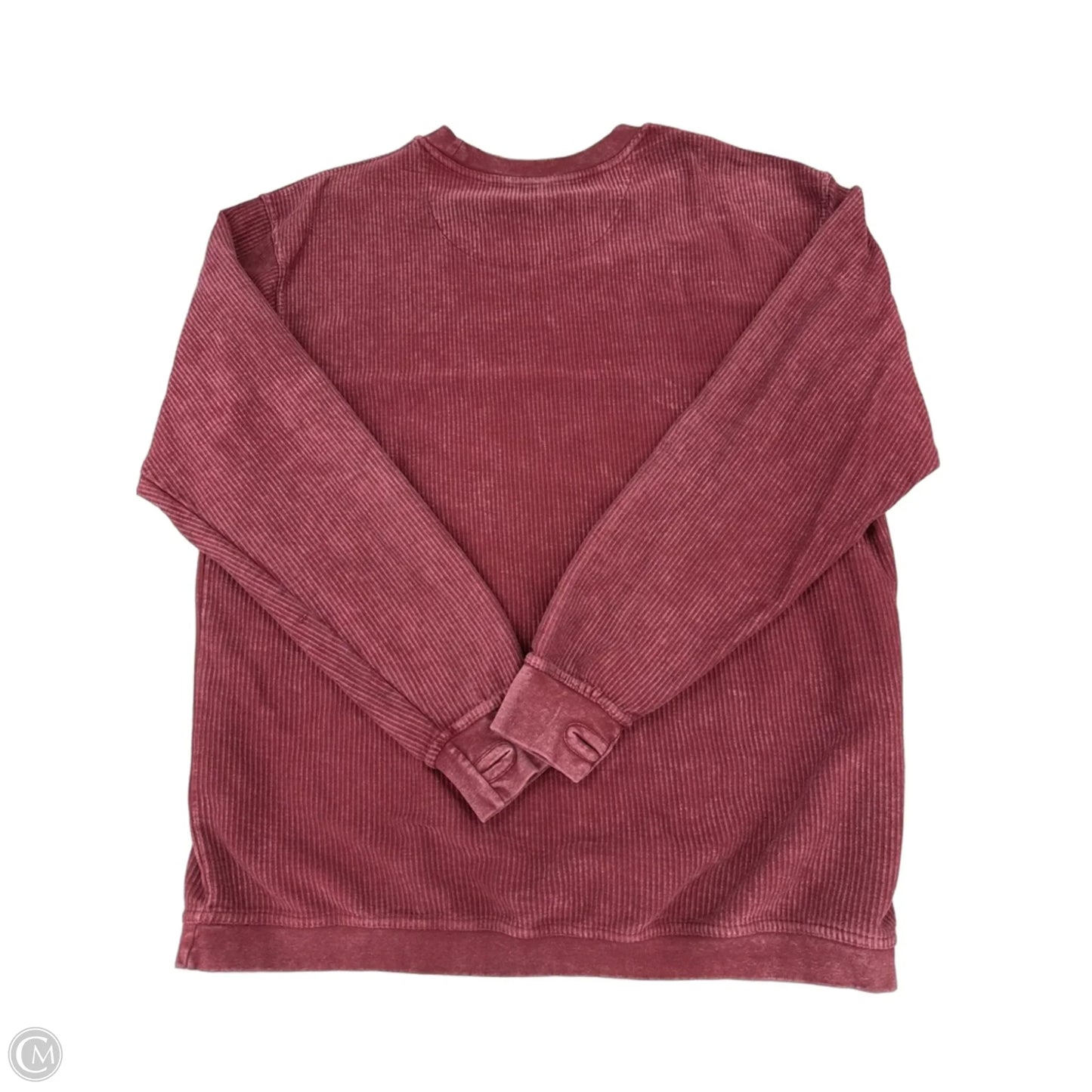 Top Long Sleeve By Cmc In Red, Size: Xl