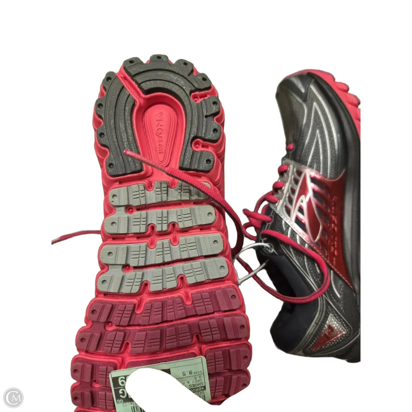 Shoes Athletic By Brooks In Grey & Pink, Size: 9.5