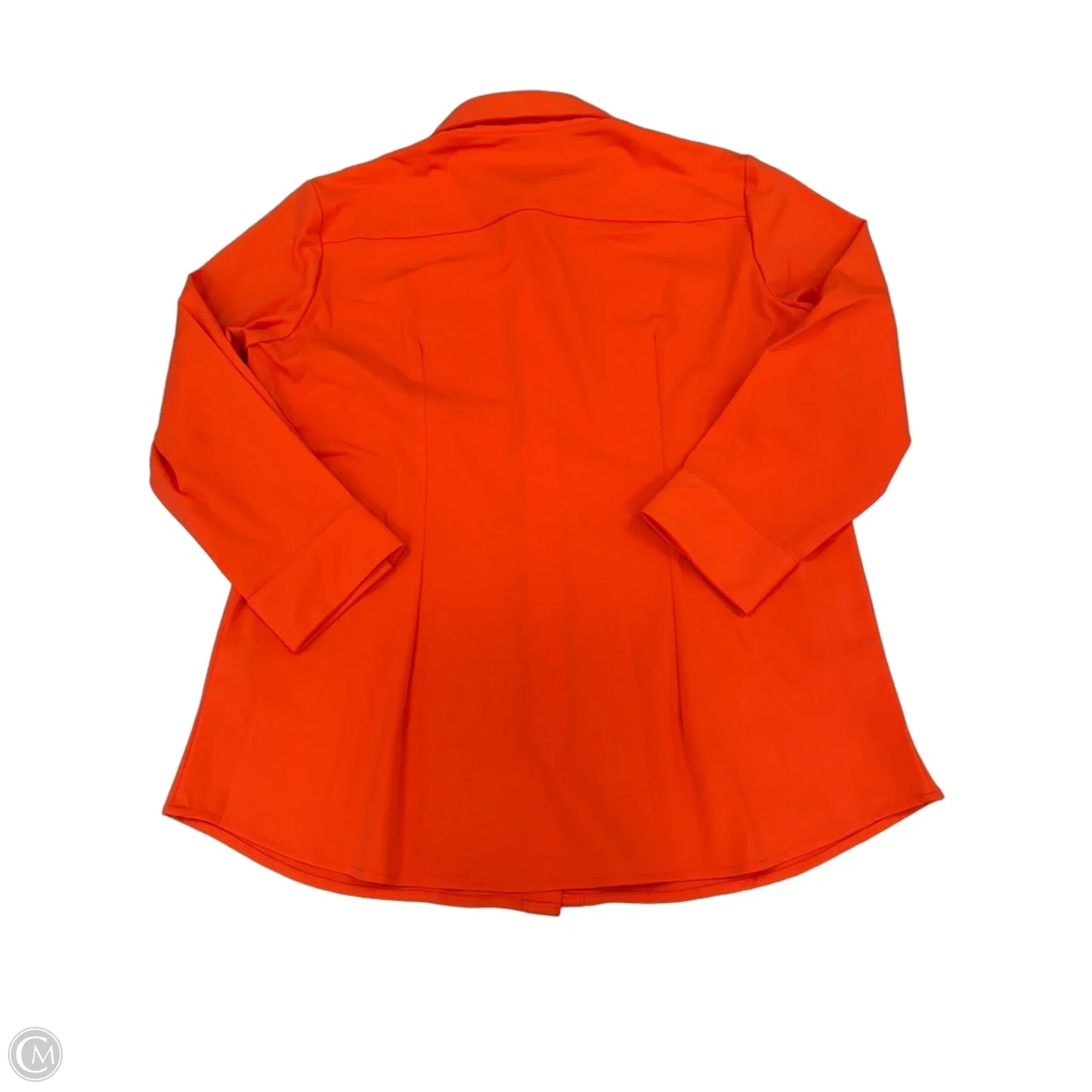 Top 3/4 Sleeve By Cme In Orange, Size: M