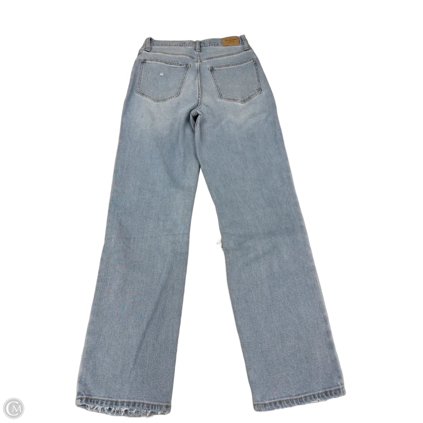 Jeans Straight By Abercrombie And Fitch In Blue, Size: 2