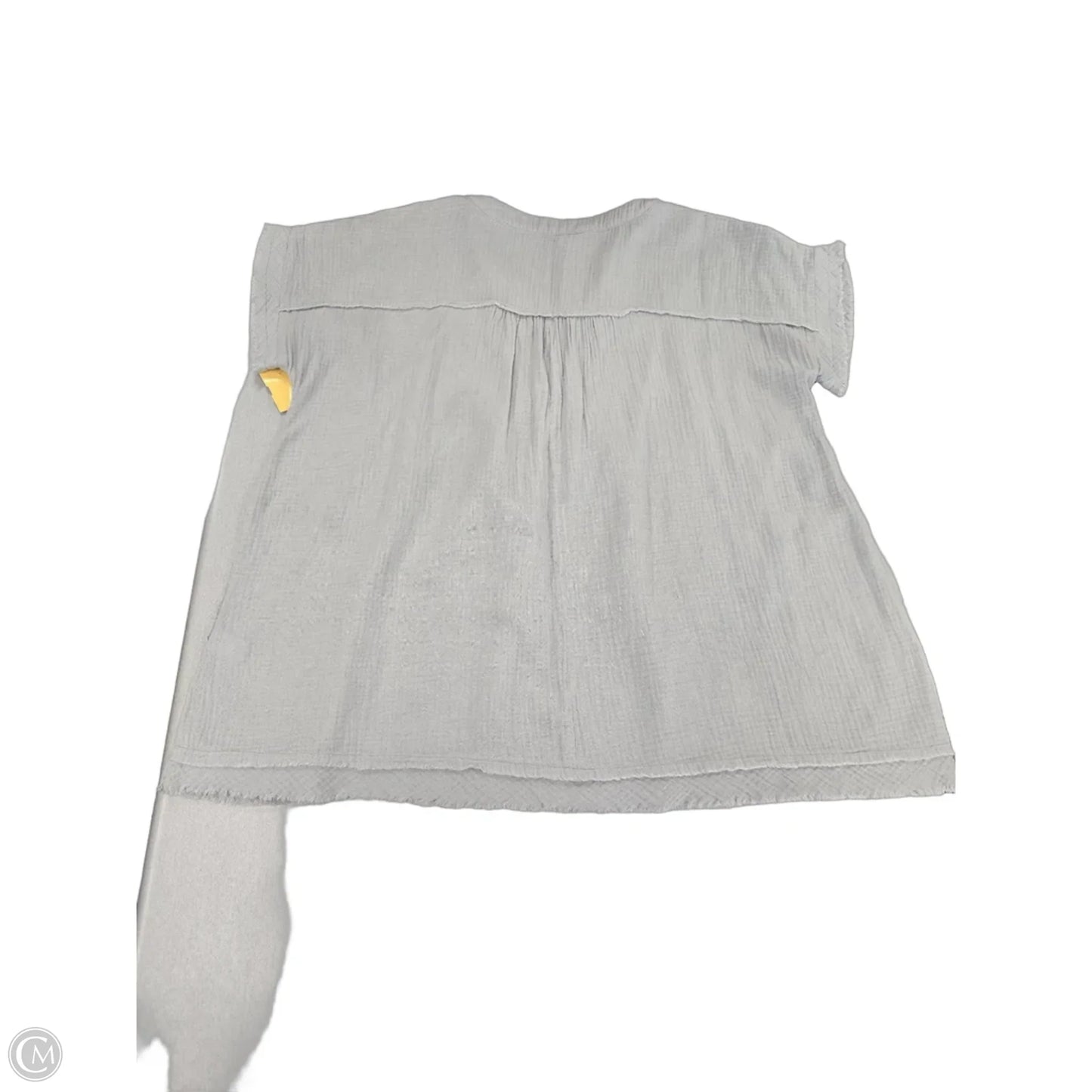 Top Short Sleeve By Zenana In Grey, Size: S