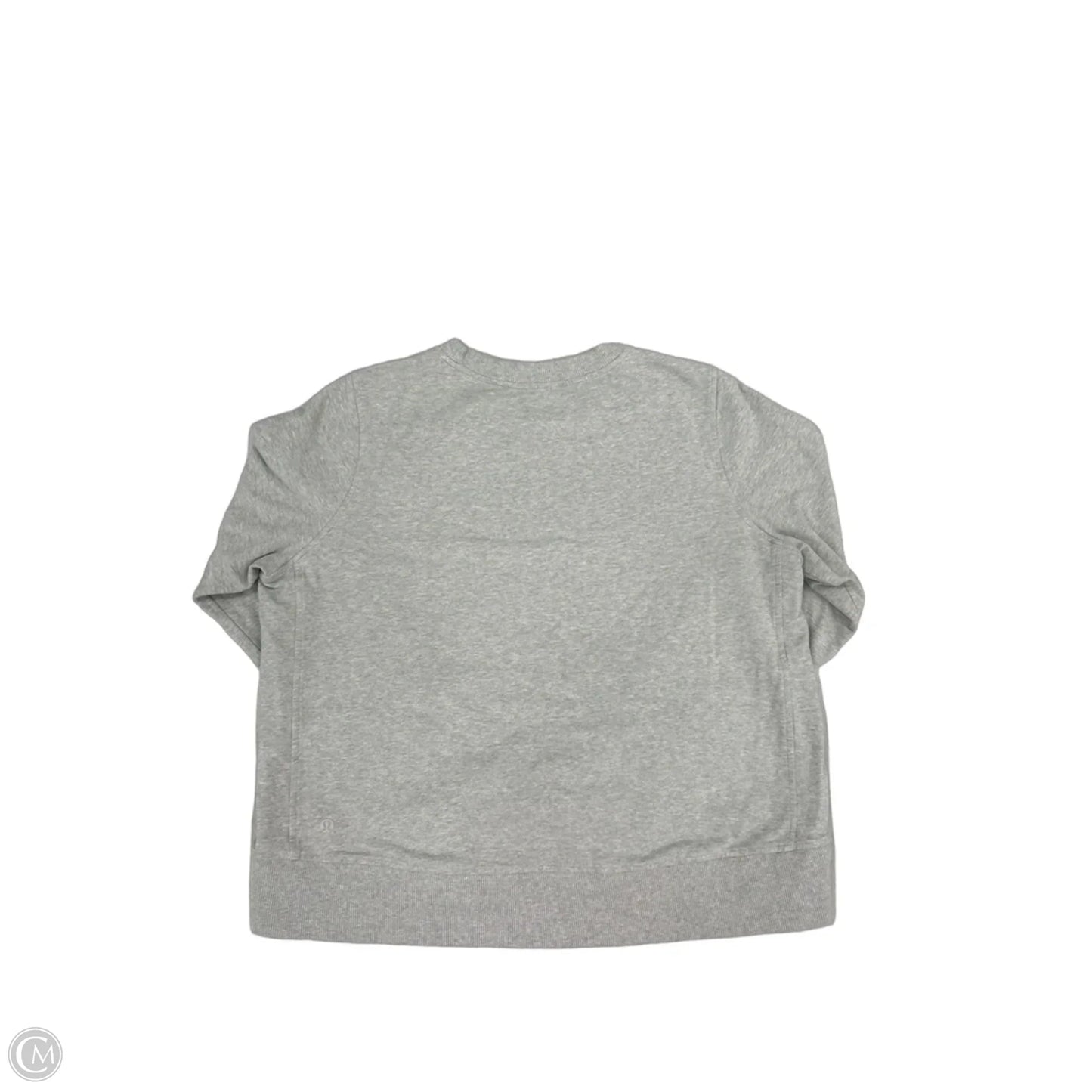 Sweatshirt Crewneck By Lululemon In Grey, Size: L