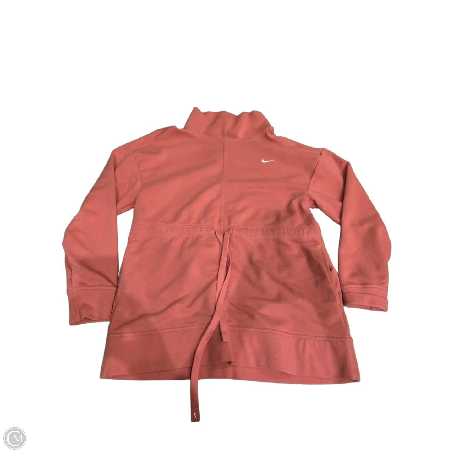 Sweatshirt Hoodie By Nike In Coral, Size: M