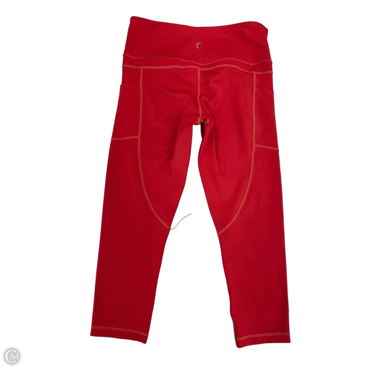 Athletic Leggings By Zyia In Red, Size: M