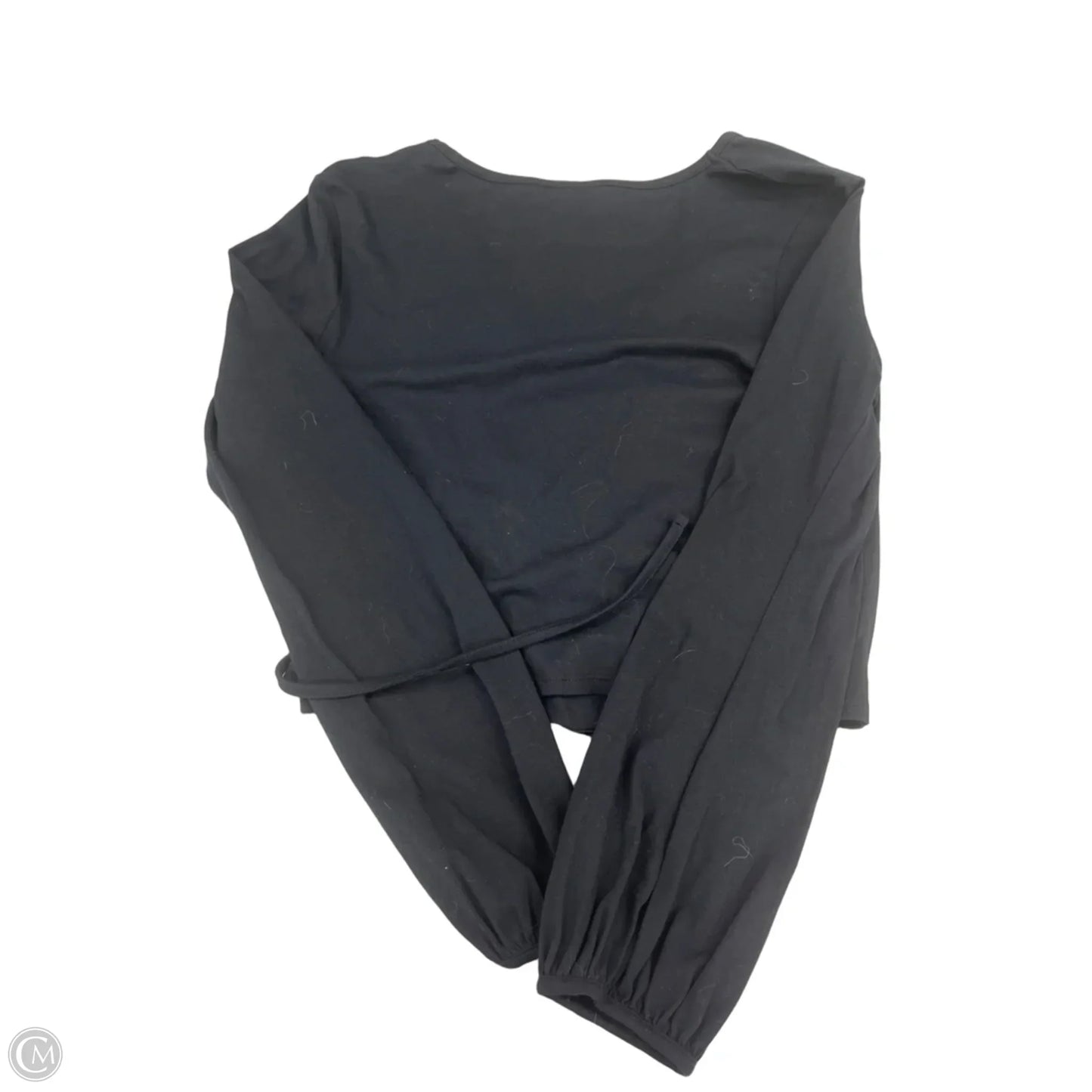 Top Long Sleeve By Top Shop In Black, Size: 12