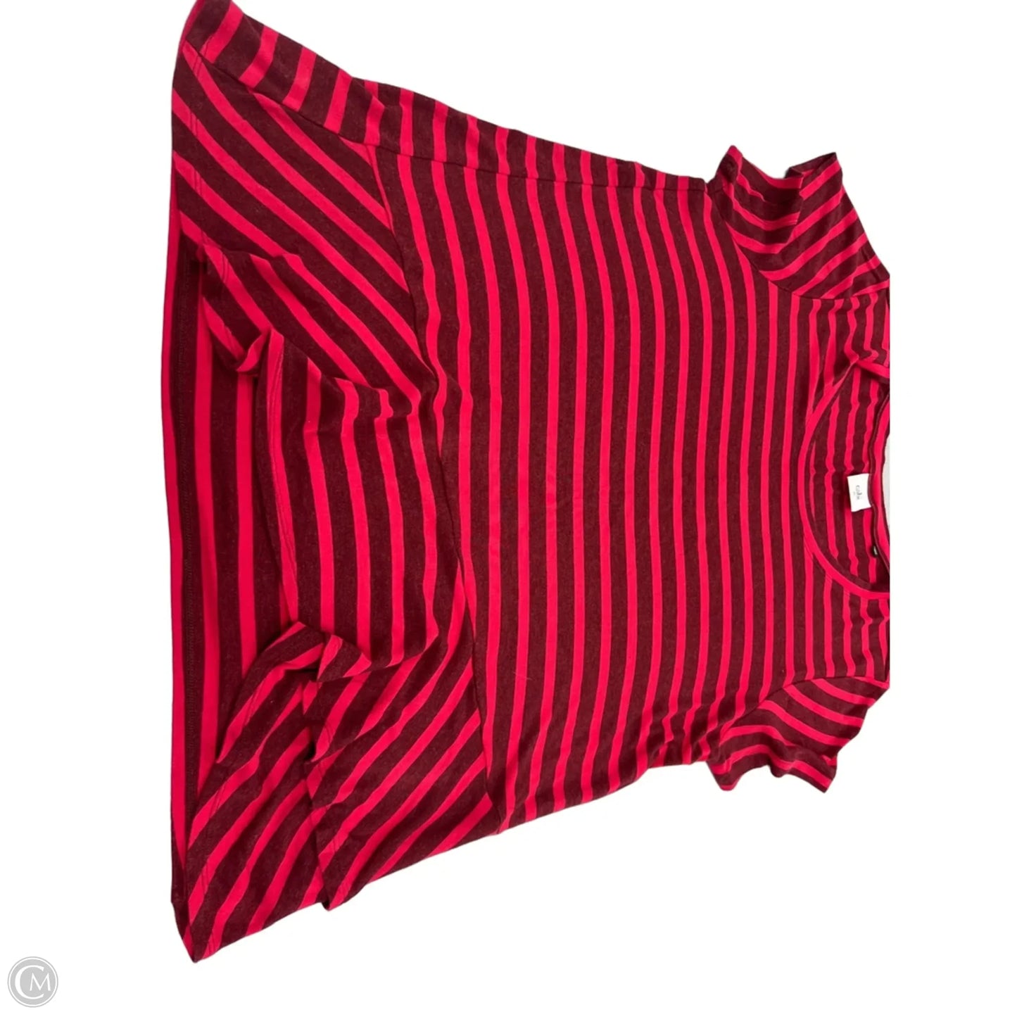 Top Short Sleeve By Cabi In Red, Size: M