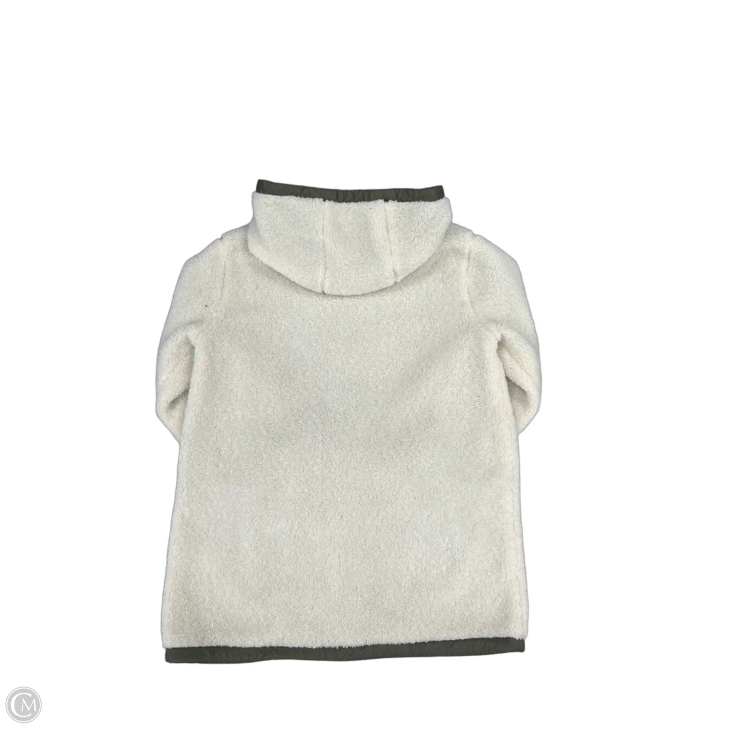 Coat Faux Fur & Sherpa By Cmc In Cream, Size: S