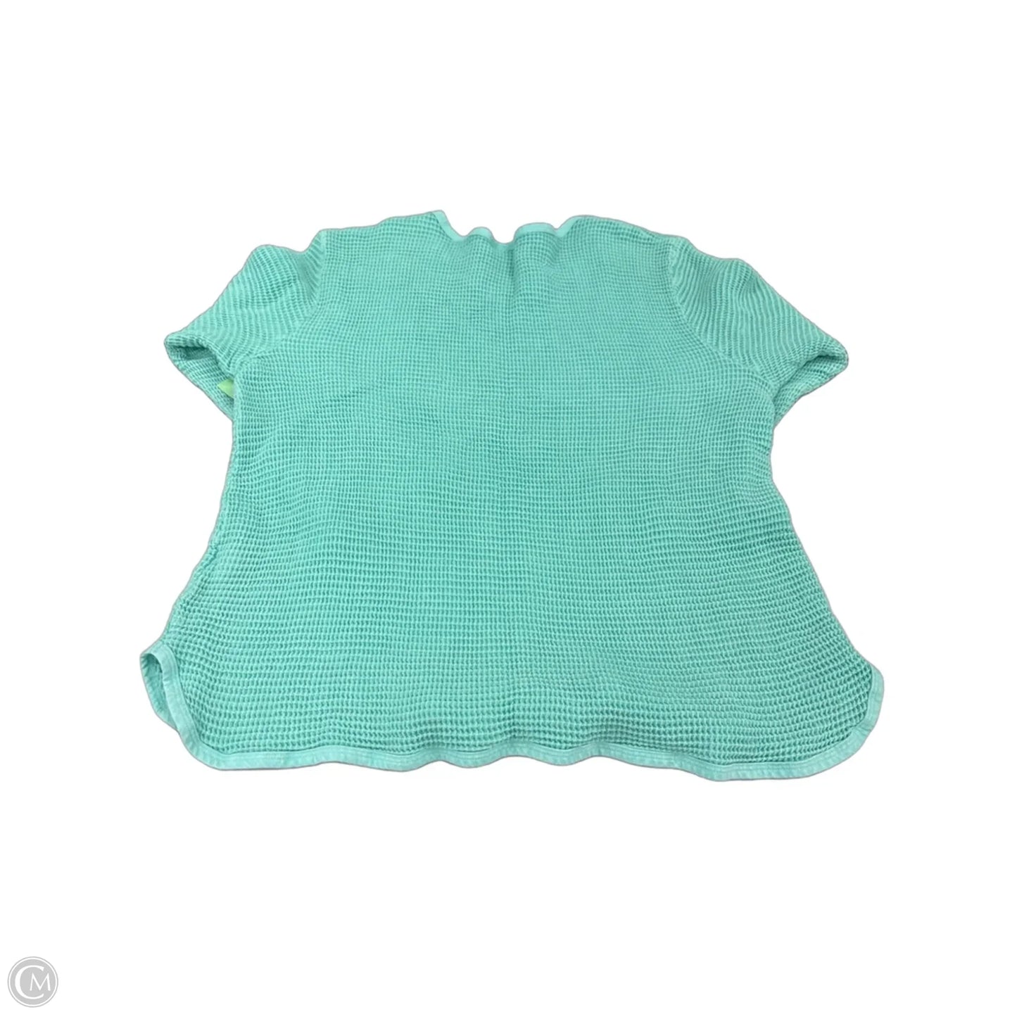 Top Sleeveless By Focus In Aqua, Size: Xl