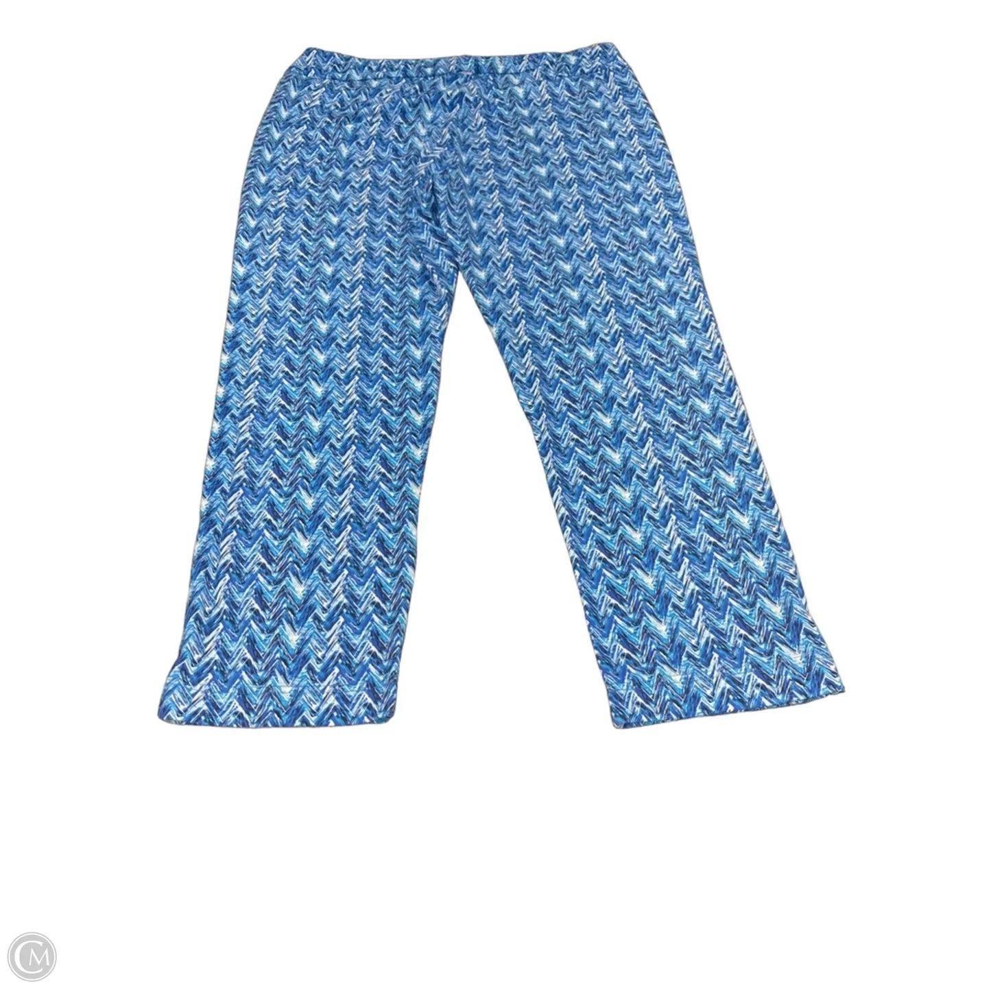 Athletic Leggings By Lulu B In Blue, Size: Xl
