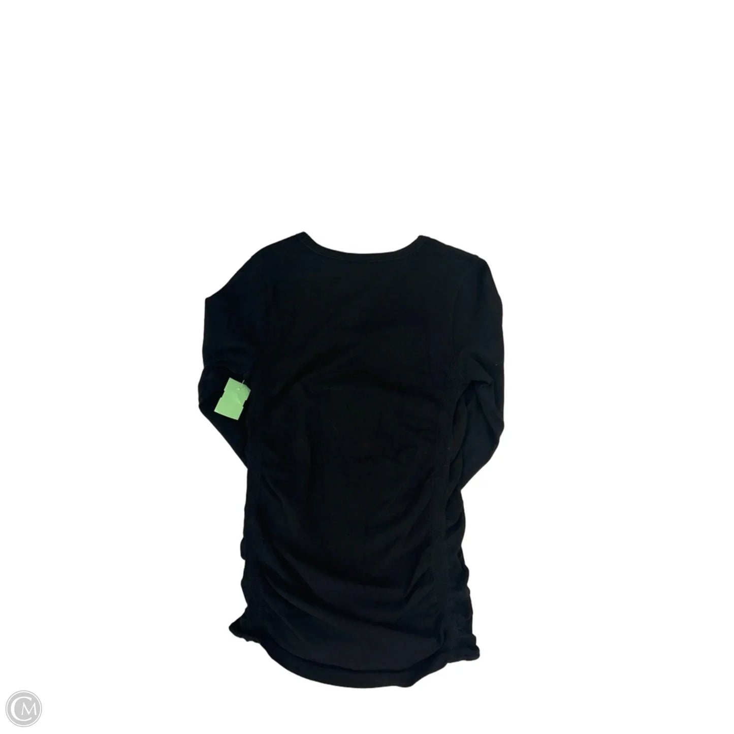 Athletic Top Long Sleeve Crewneck By Athleta In Black, Size: S
