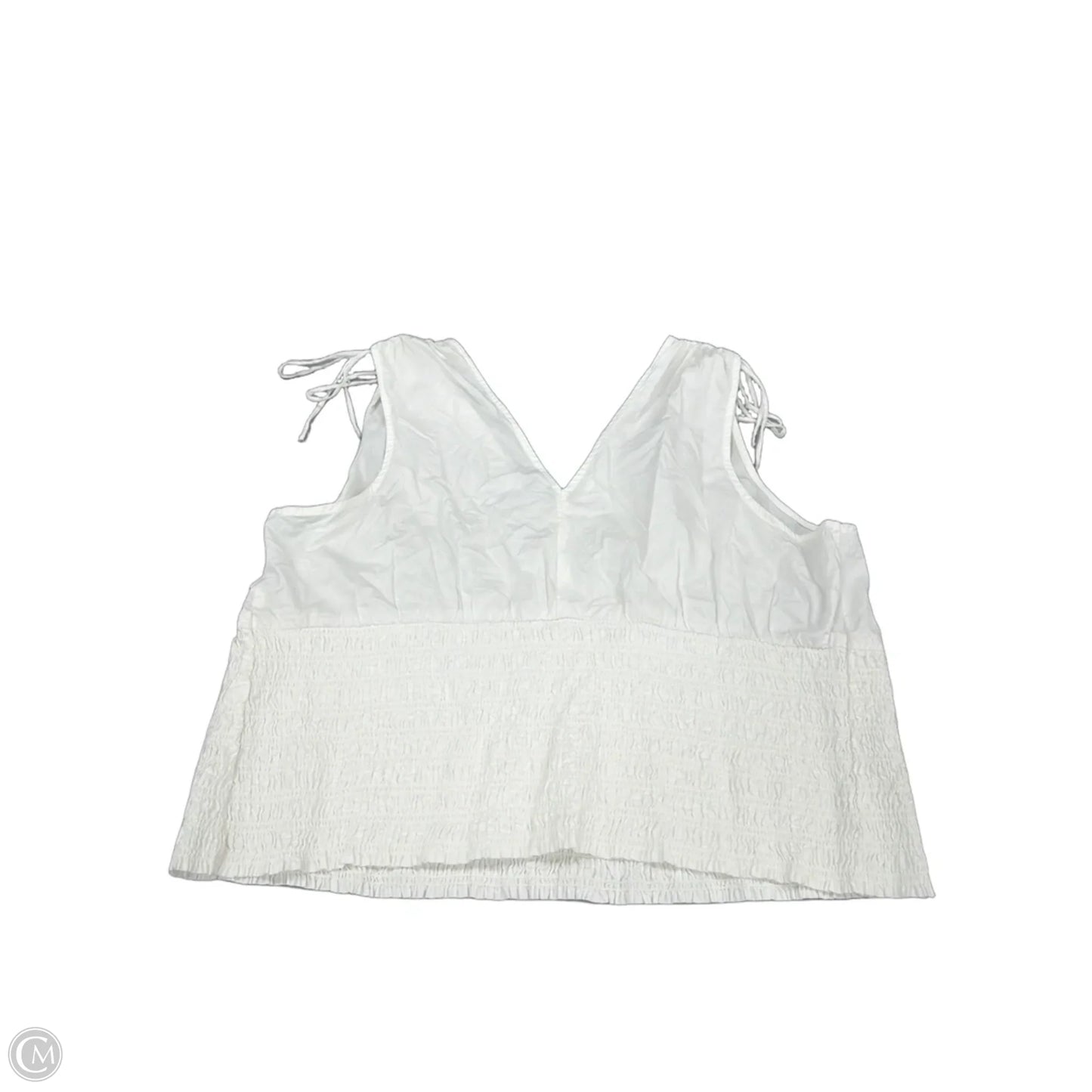 Top Sleeveless By Old Navy In White, Size: 3x